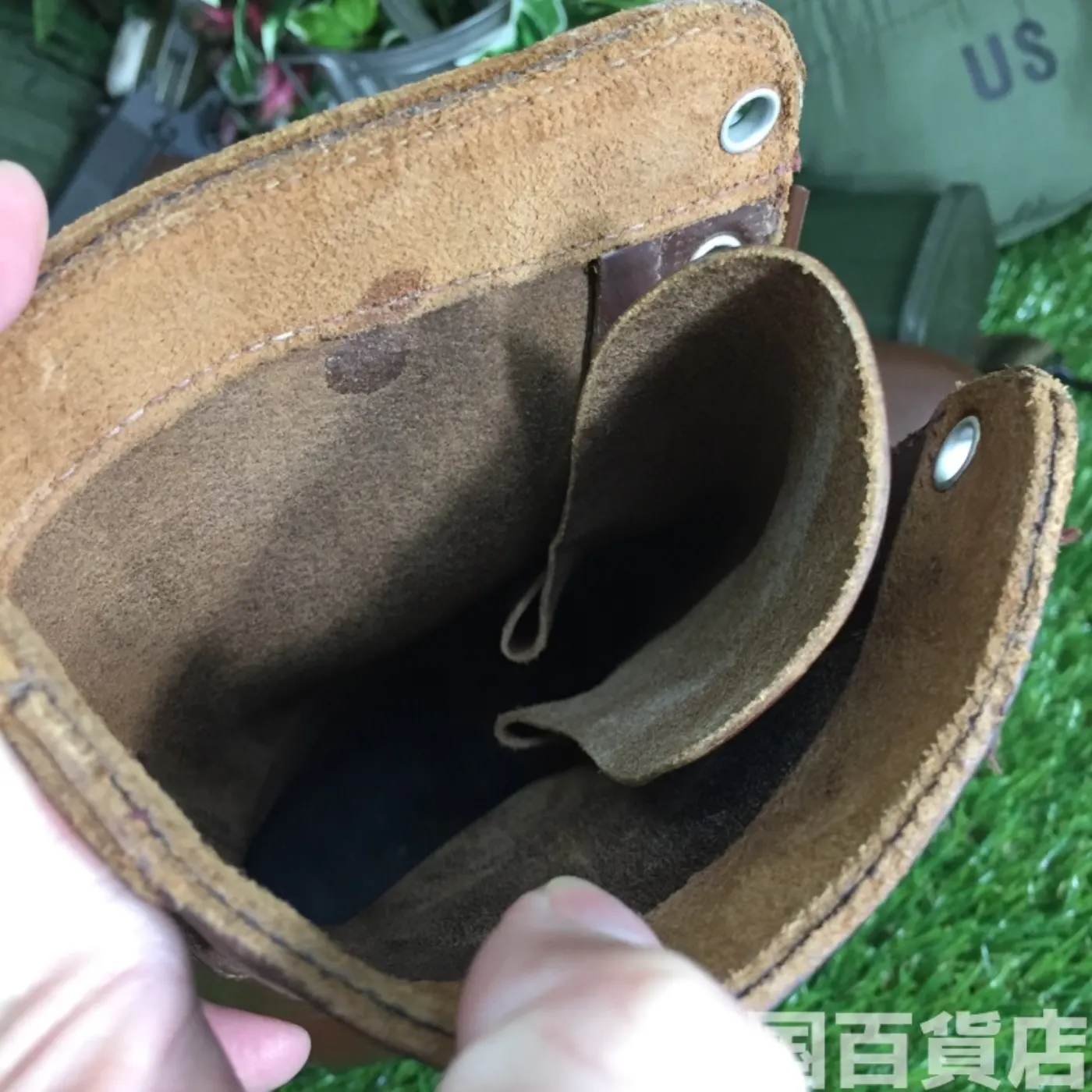 オールレザー コンバットブーツ サイズ不明(約30cm)茶色 中古良品 記録写真9