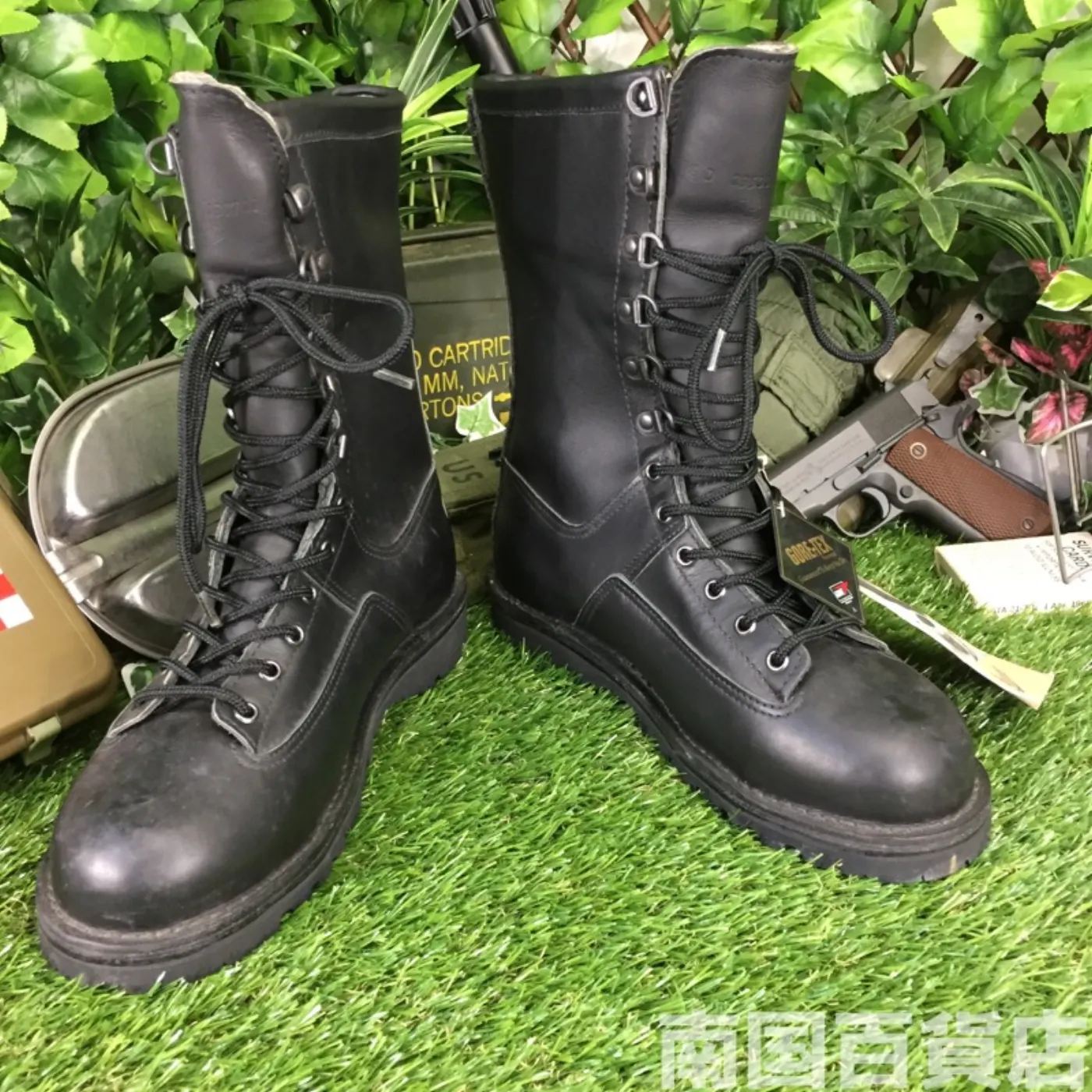 DANNER GORE-TEX オールレザー コンバットブーツ サイズ不明(約29cm) 黒 記録写真1