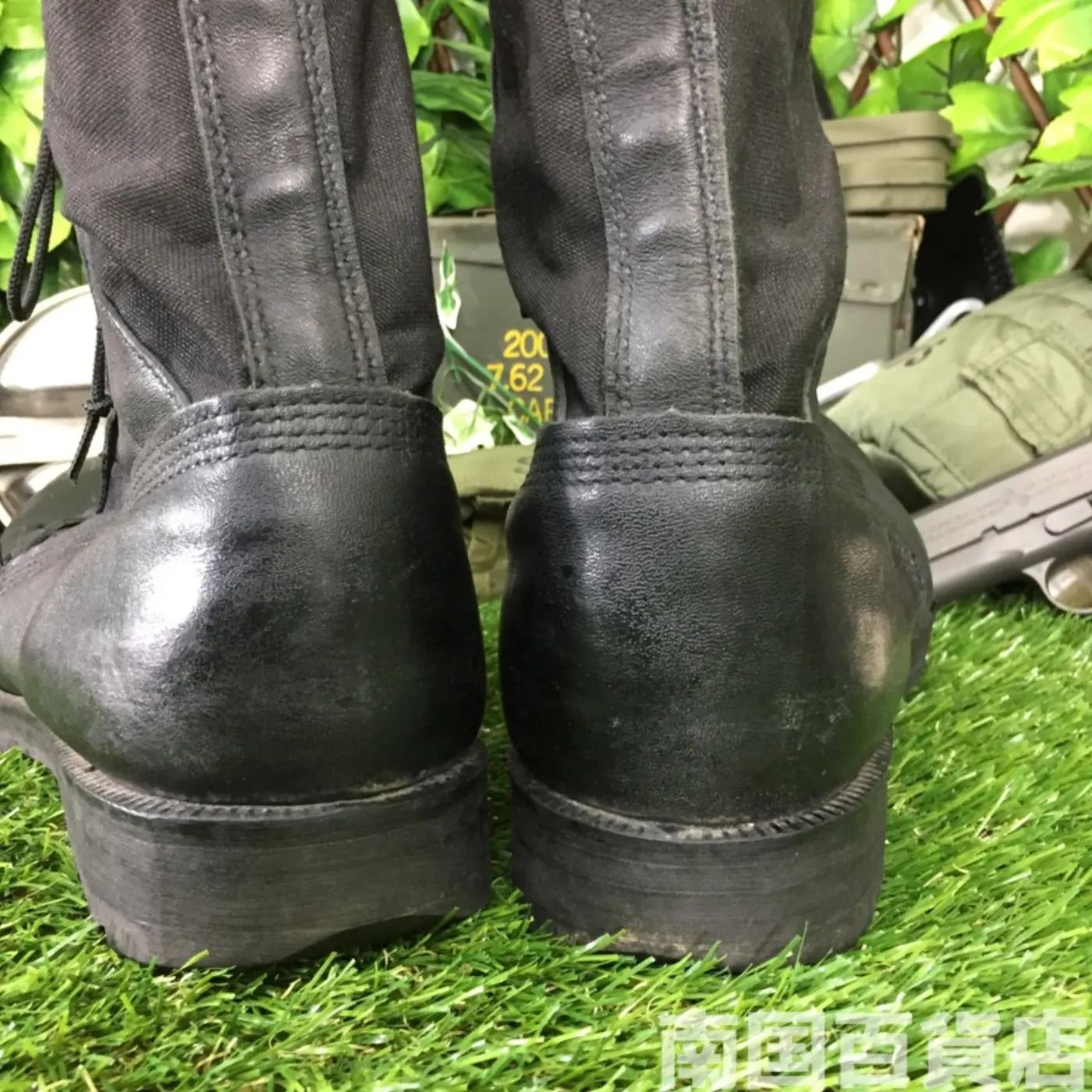 オールレザー コンバットブーツ 12（約30cm） 黒 中古良品 記録写真4