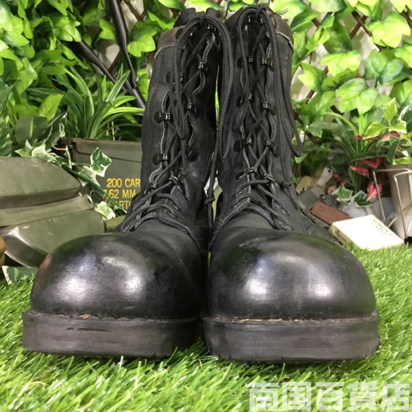 オールレザー コンバットブーツ 12（約30cm） 黒 中古良品 記録写真3