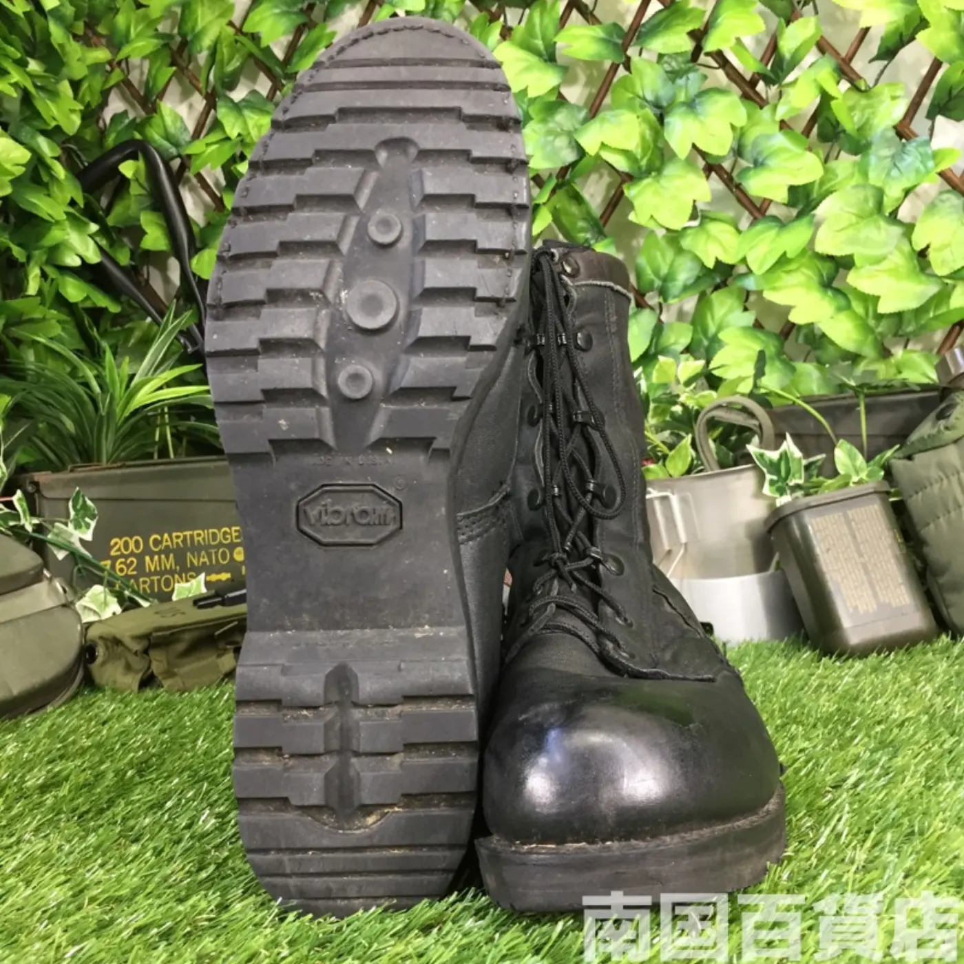 オールレザー コンバットブーツ 12（約30cm） 黒 中古良品 記録写真7