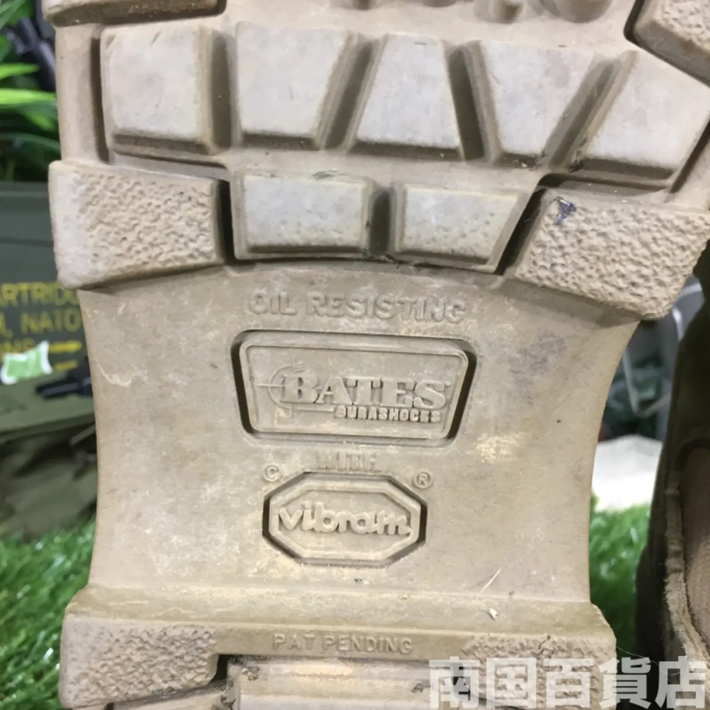 BATES コンバットブーツ 9.5R（約27.5cm）高さ24cm OD 中古品 記録写真7