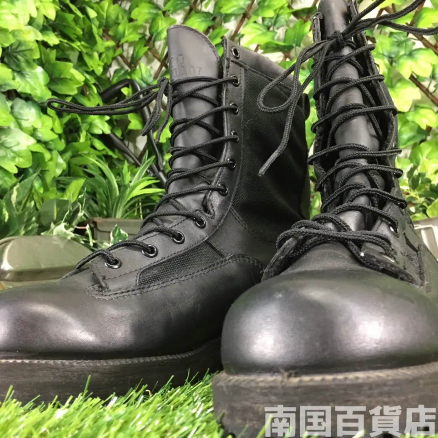 オールレザー コンバットブーツ 8（約6cm） 黒 新品 記録写真3