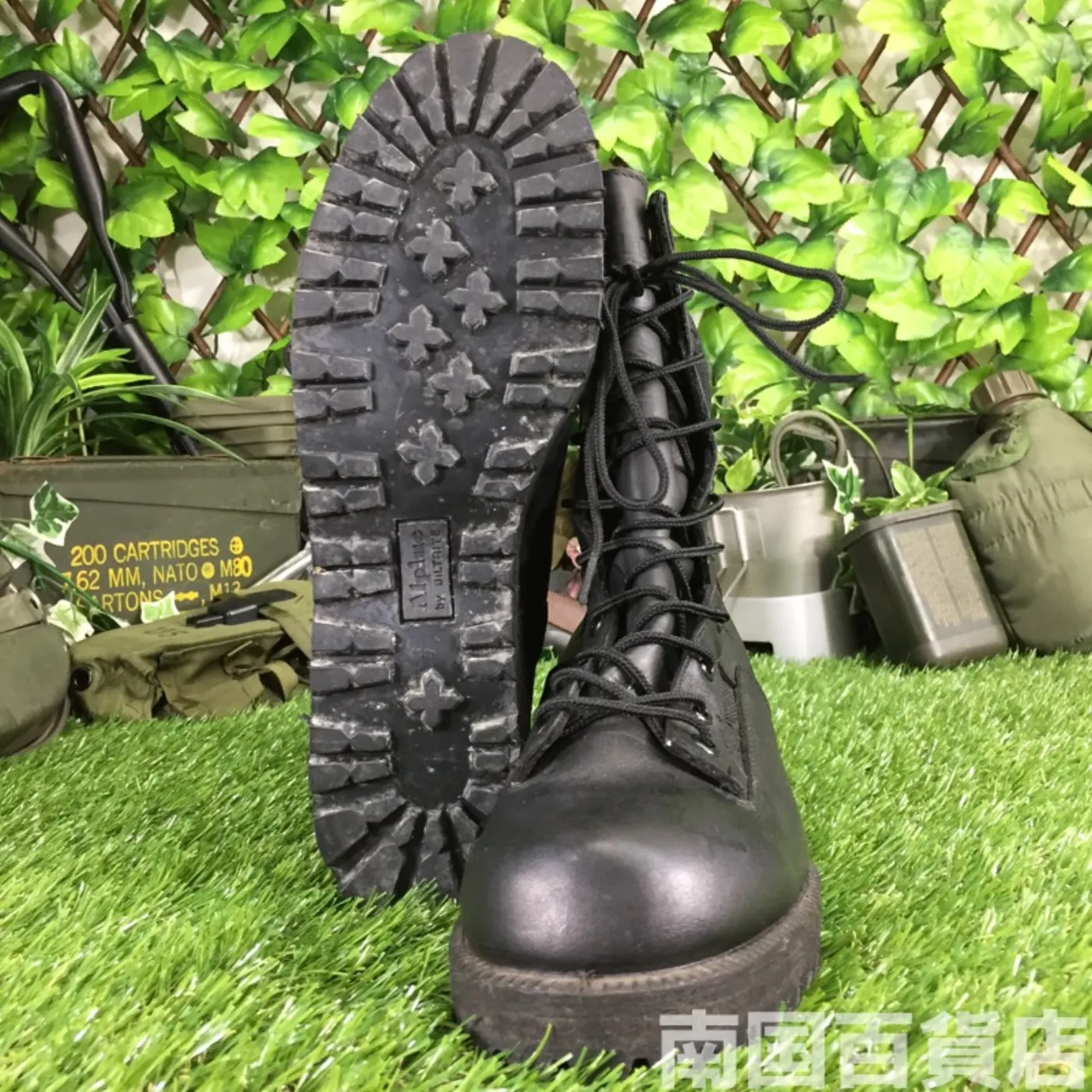 オールレザー コンバットブーツ 8（約6cm） 黒 新品 記録写真7