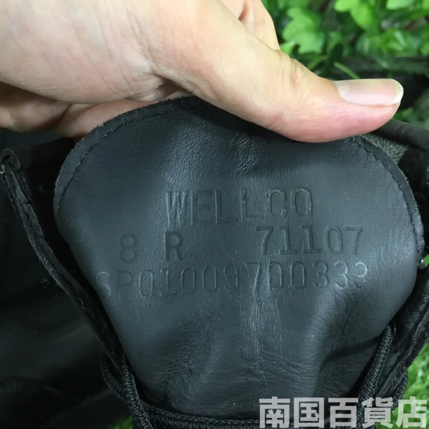 オールレザー コンバットブーツ 8（約6cm） 黒 新品 記録写真8