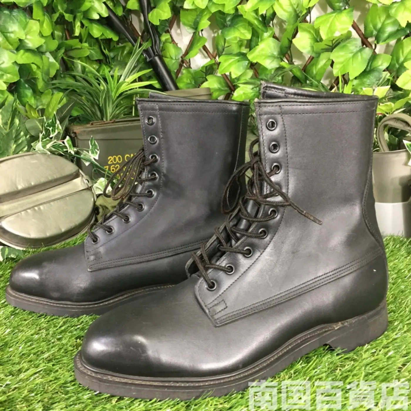 オールレザー コンバットブーツ 7 1/2（約25.5cm） 黒 新品 記録写真3