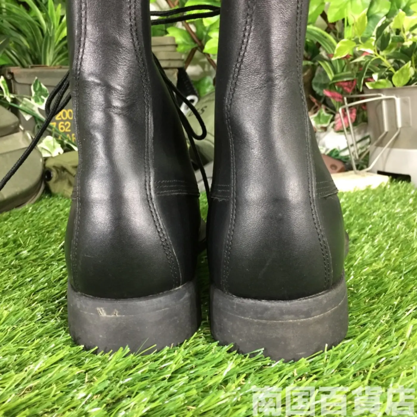 オールレザー コンバットブーツ 7 1/2(約25.5cm) 黒 新品 記録写真5
