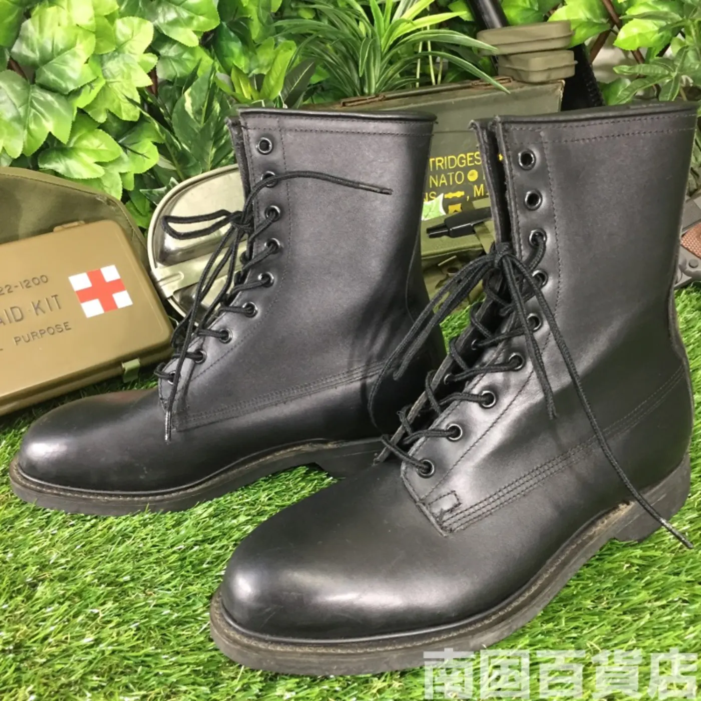 オールレザー コンバットブーツ 7 1/2(約25.5cm) 黒 新品 記録写真2