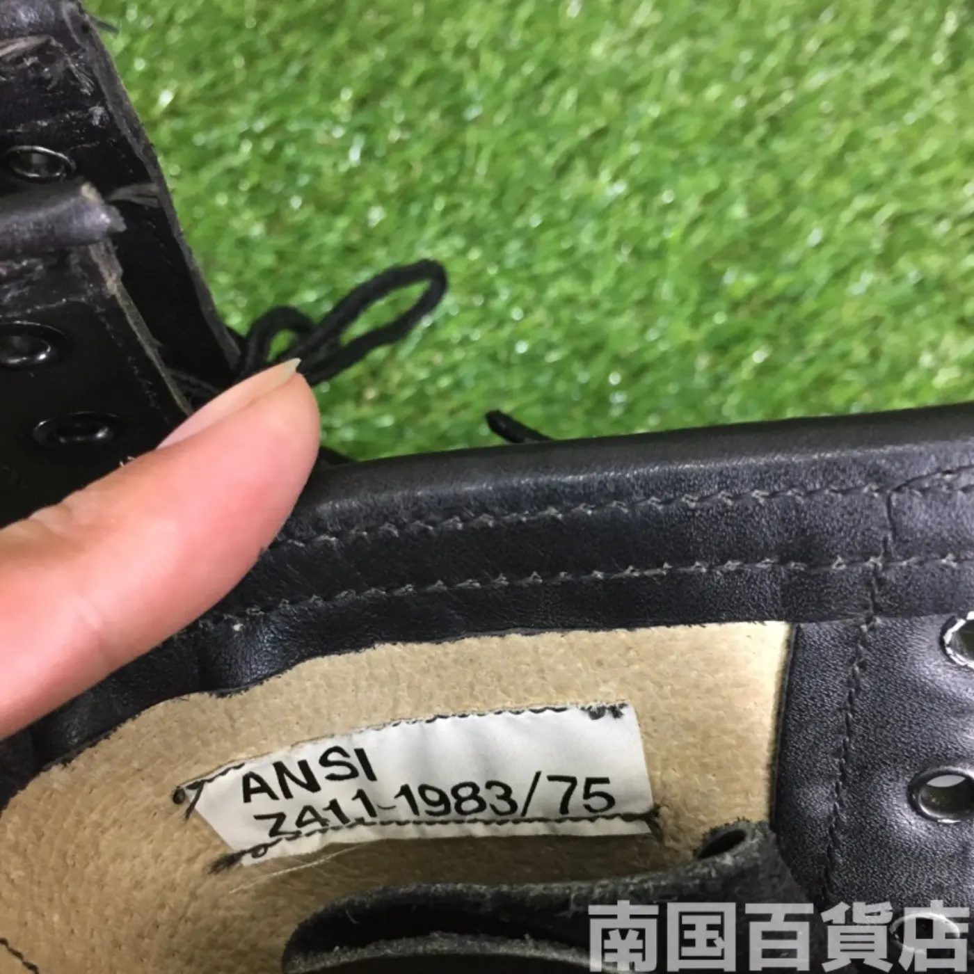 オールレザー コンバットブーツ 7 1/2(約25.5cm) 黒 新品 記録写真7