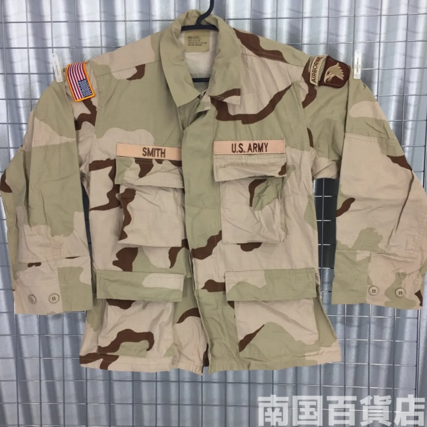 3C 迷彩 ジャケット S-XS 中古良品 パッチ付き リップストップ 記録写真1