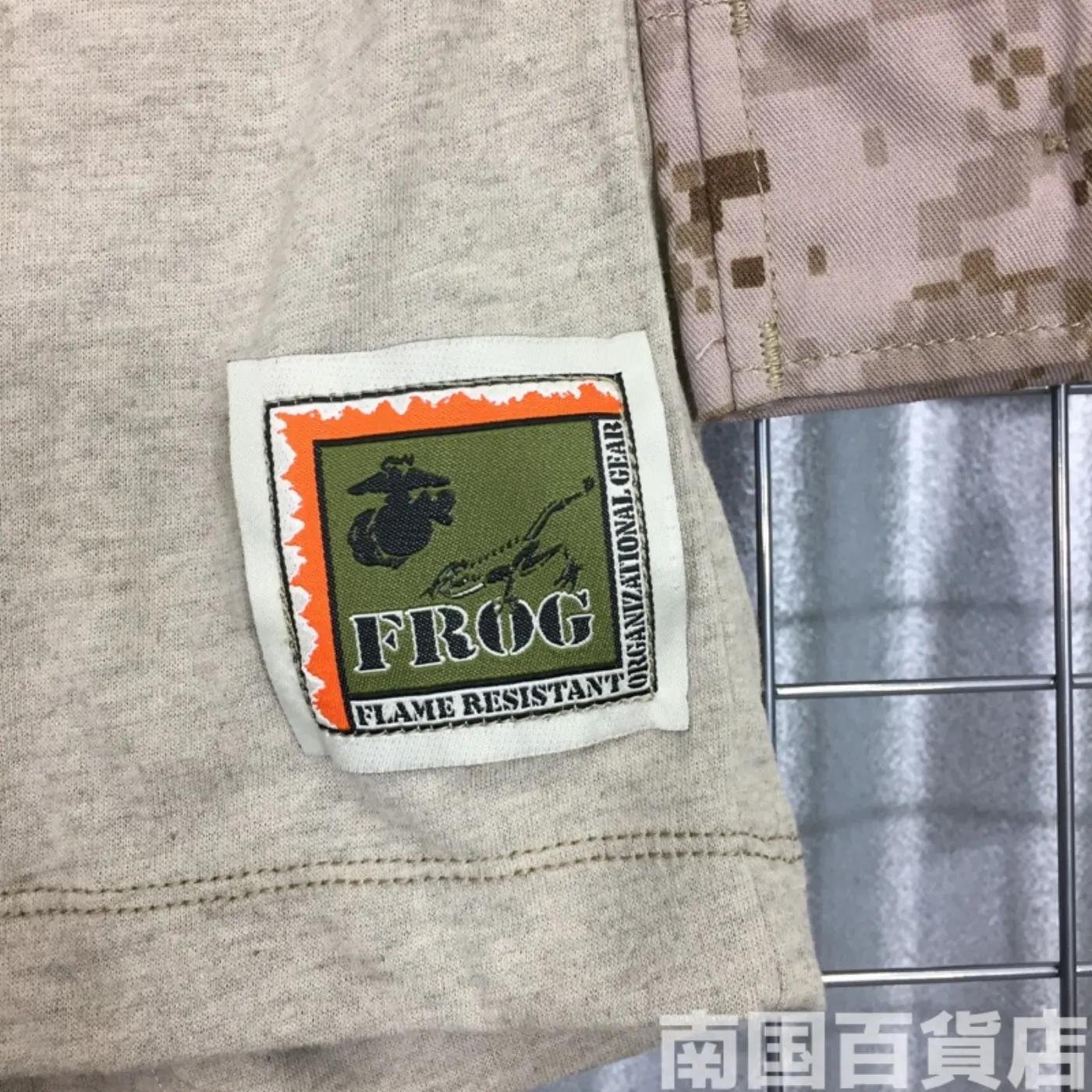 FROG COMBAT ENSEMPLE SHIRT DESERT MARPAT L-R 中古良品 記録写真3