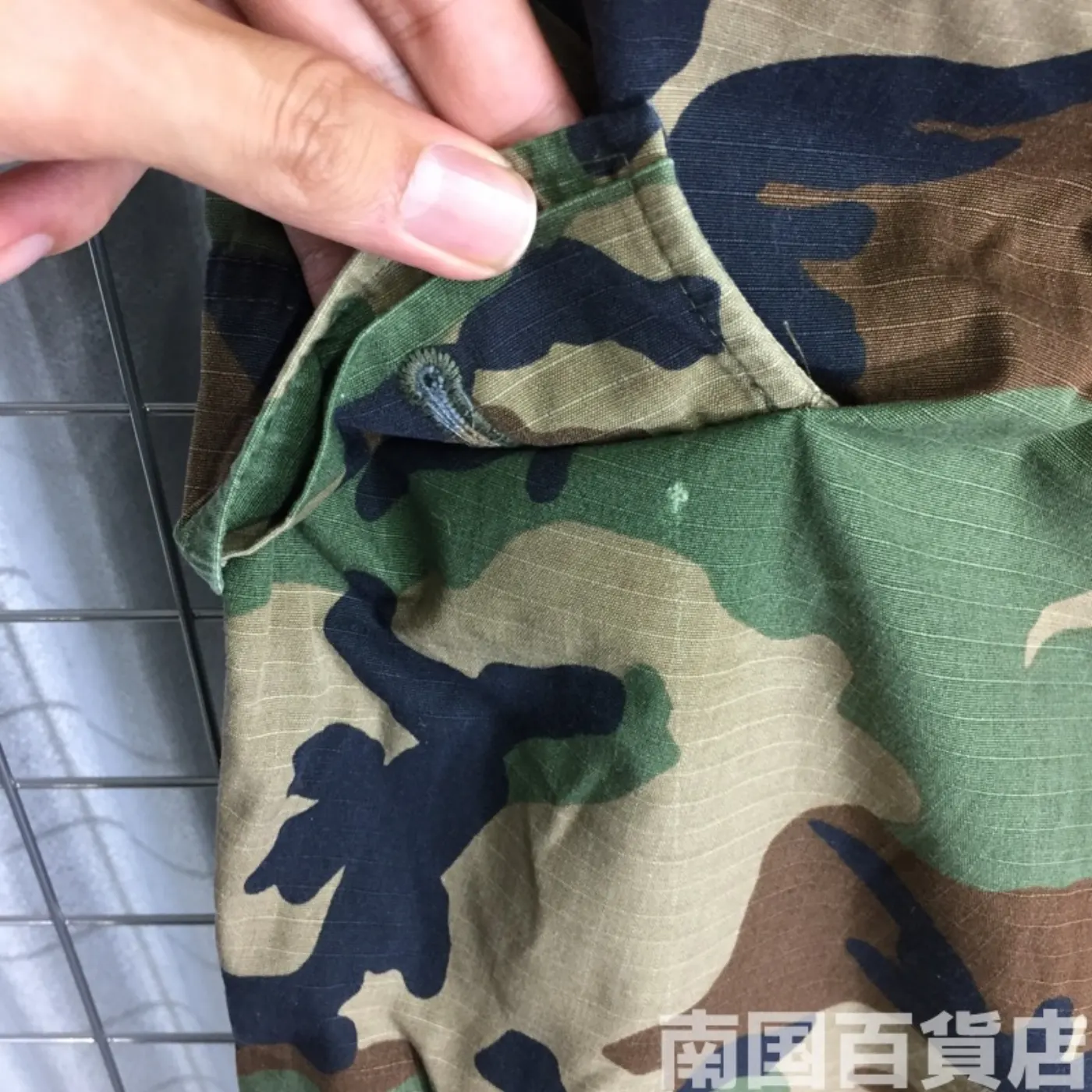 カモフラージュ ウッドランド 迷彩 パンツ L-R 中古品 記録写真17