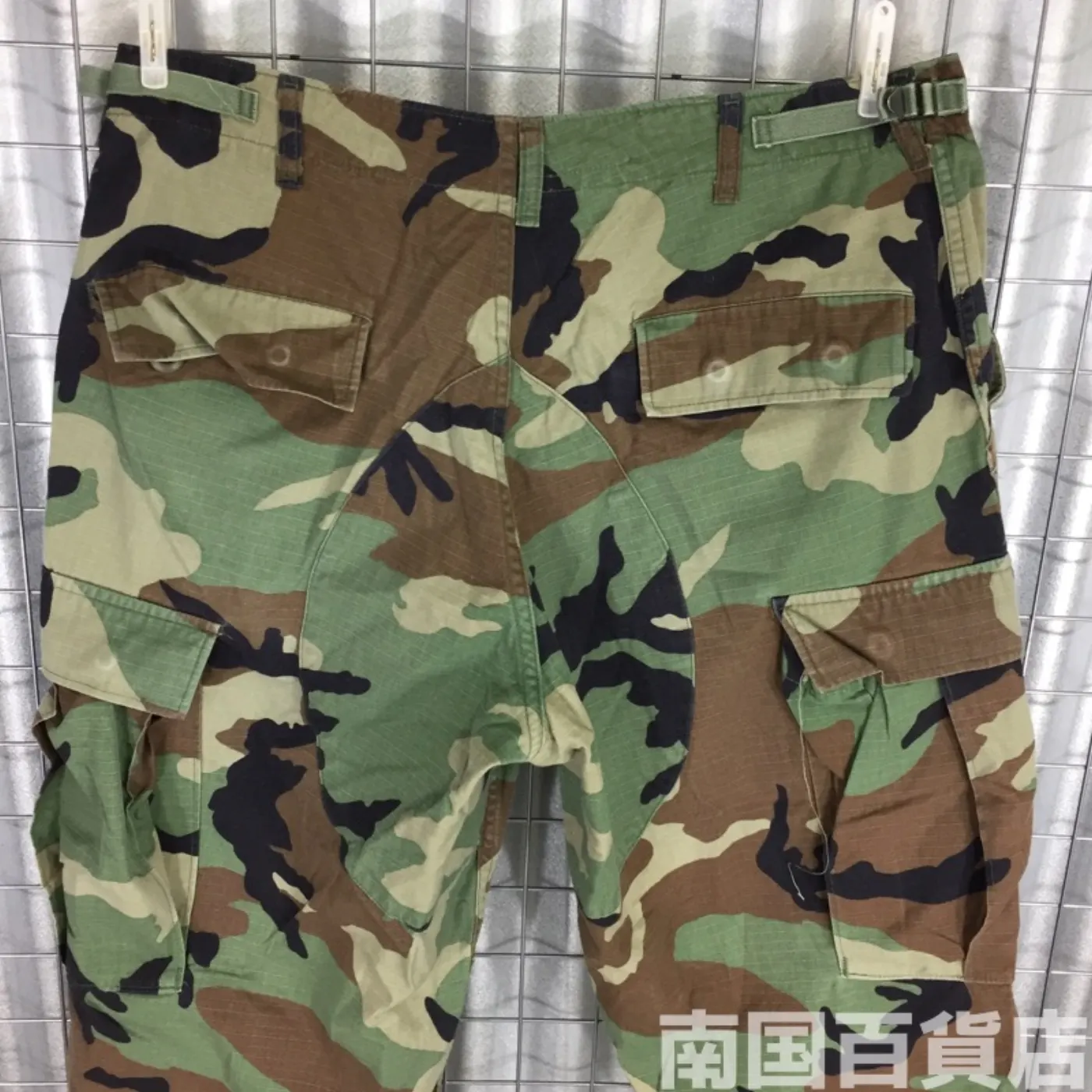 ウッドランド カモフラージュ 迷彩 パンツ M-R 中古品 記録写真7