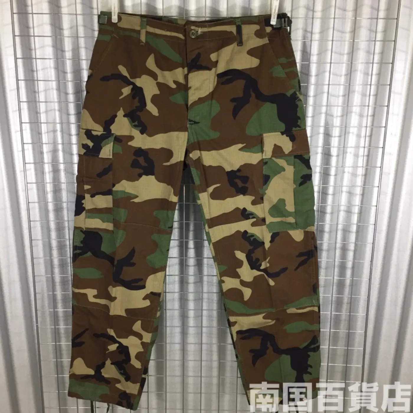 ウッドランド 迷彩 パンツ M-S 中古良品 記録写真1