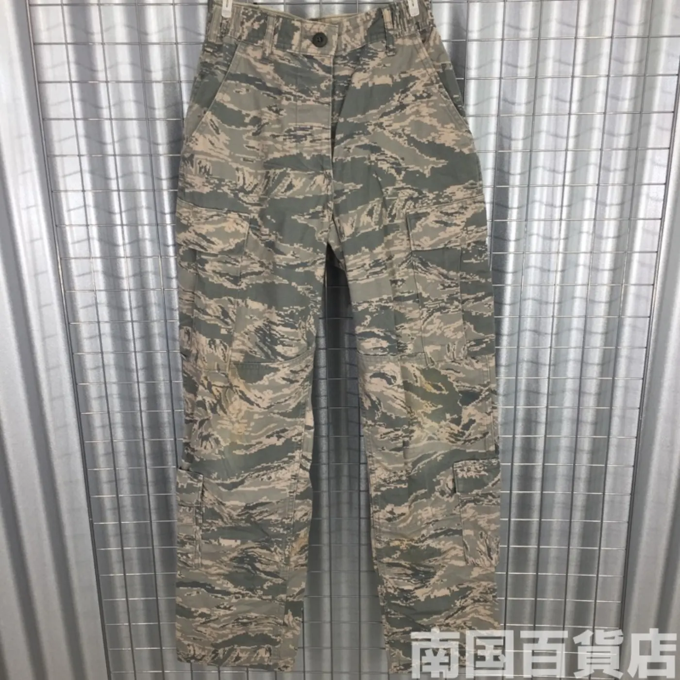 USAF タイガーパターン パンツ サイズ不明 中古良品 レディース 記録写真1