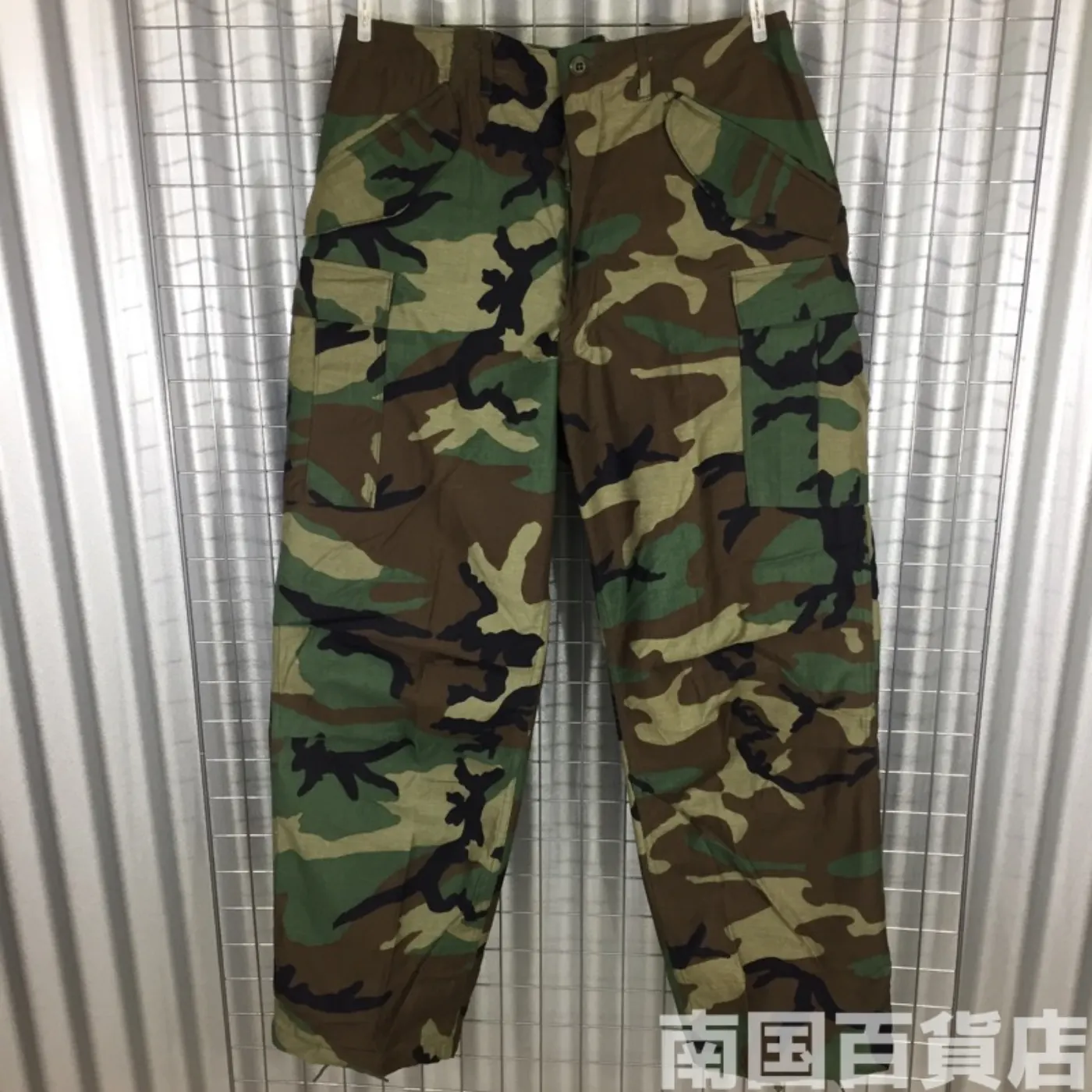 ウッドランド カモフラージュ パンツ M-L 新品 記録写真1