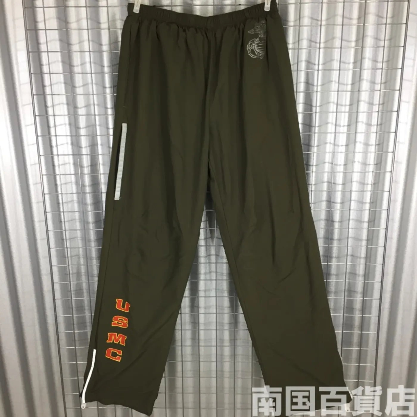USMC トレーニング パンツ M-Lサイズ 中古品 記録写真1
