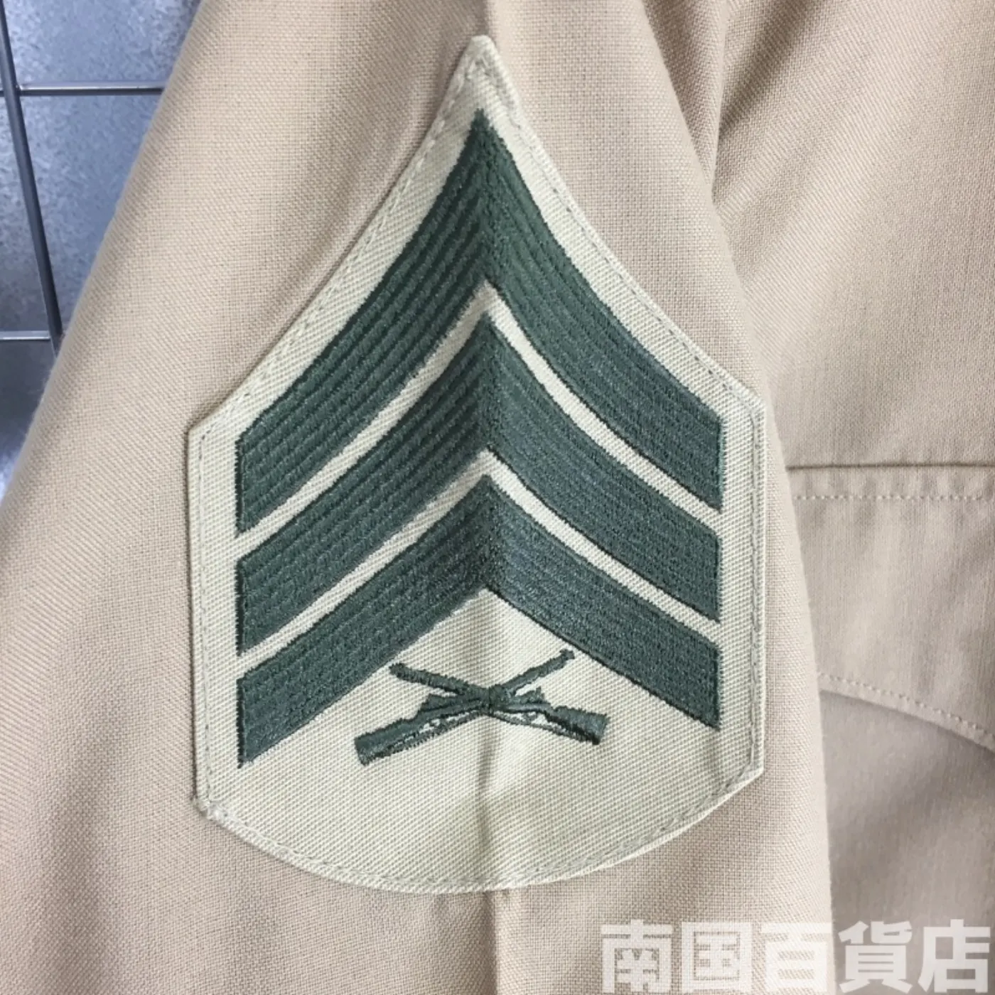 USMC カーキードレスシャツ （半袖） 16 中古良品 記録写真8