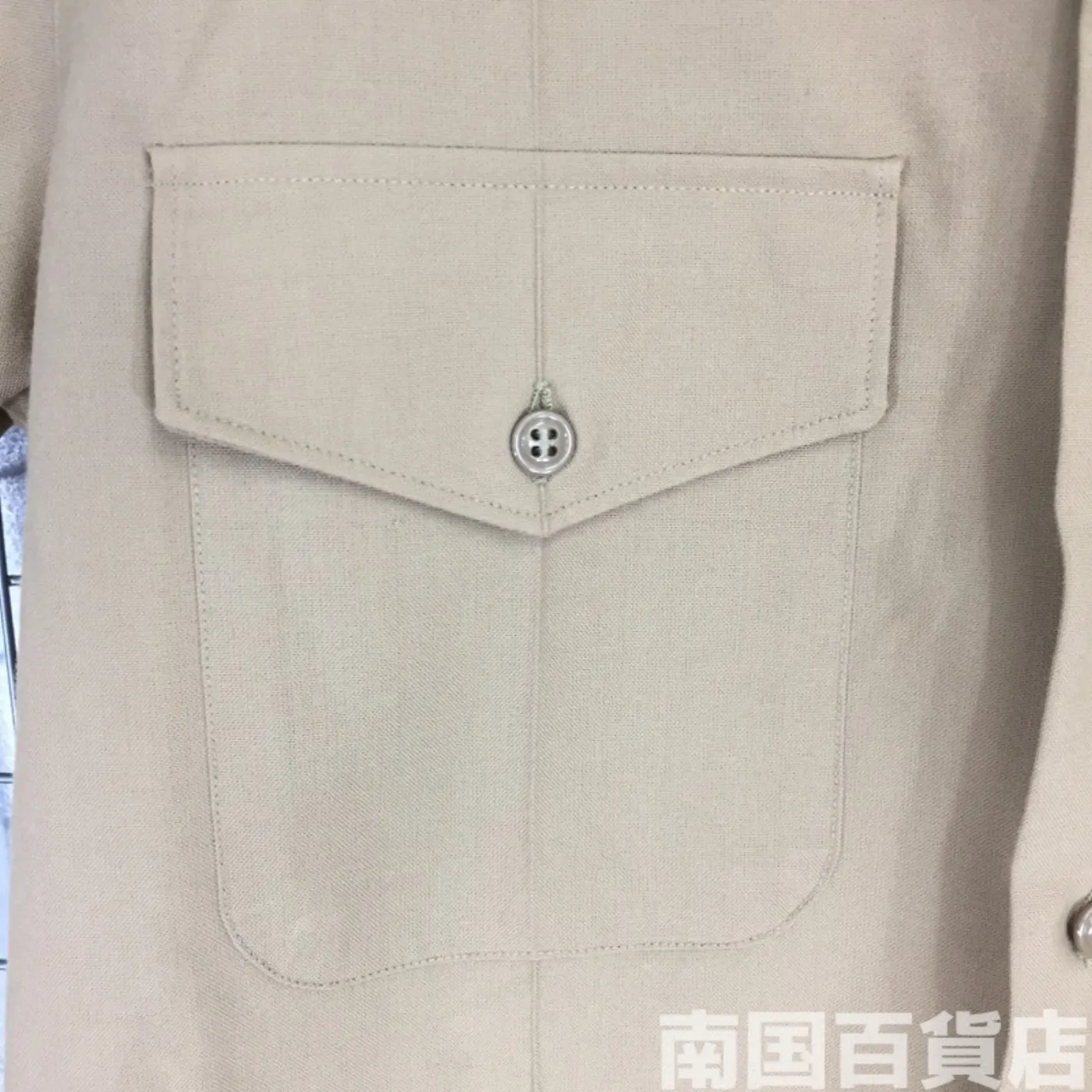 USMC カーキードレスシャツ （半袖） 15 中古良品 記録写真7