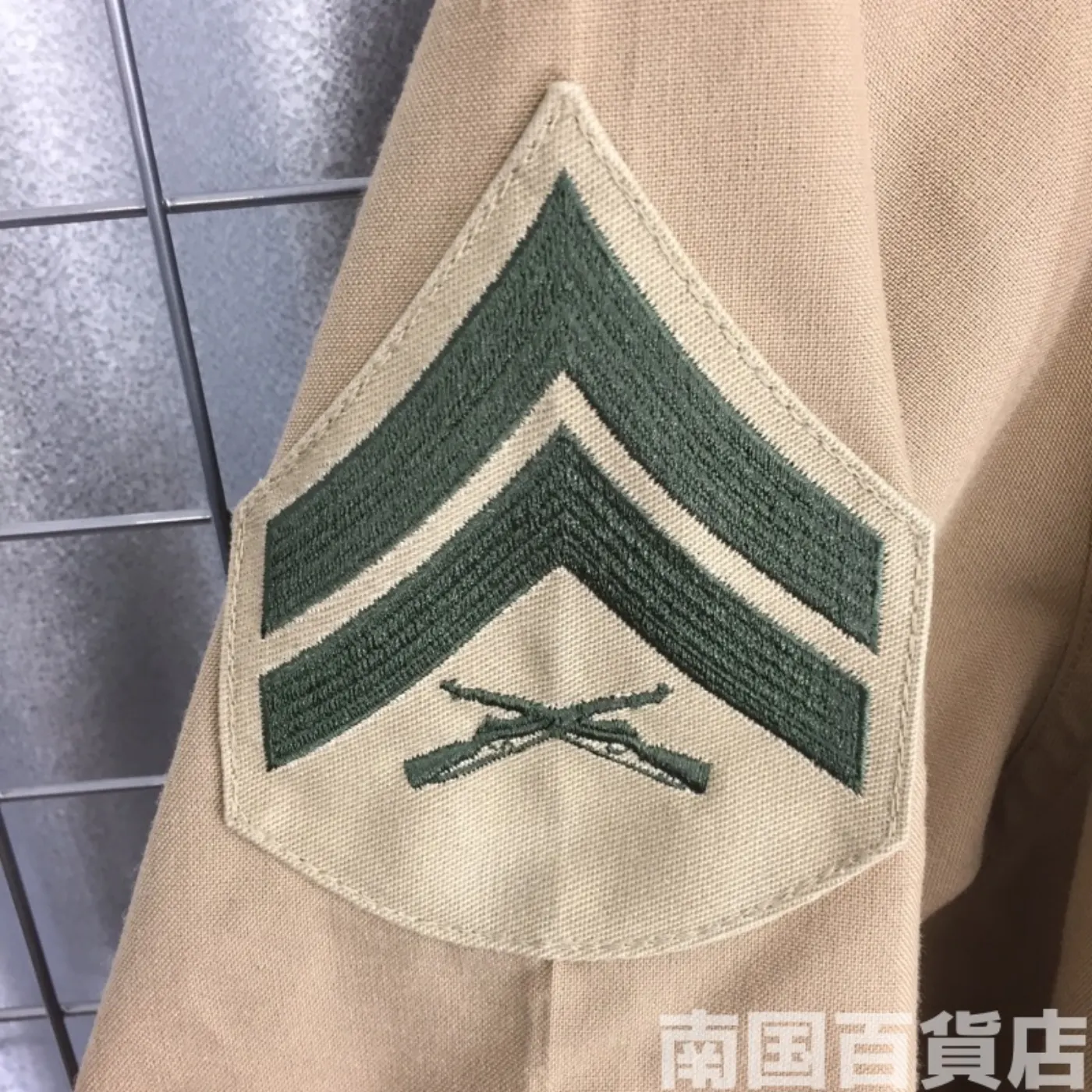 USMC カーキードレスシャツ （半袖） 15 中古良品 記録写真8