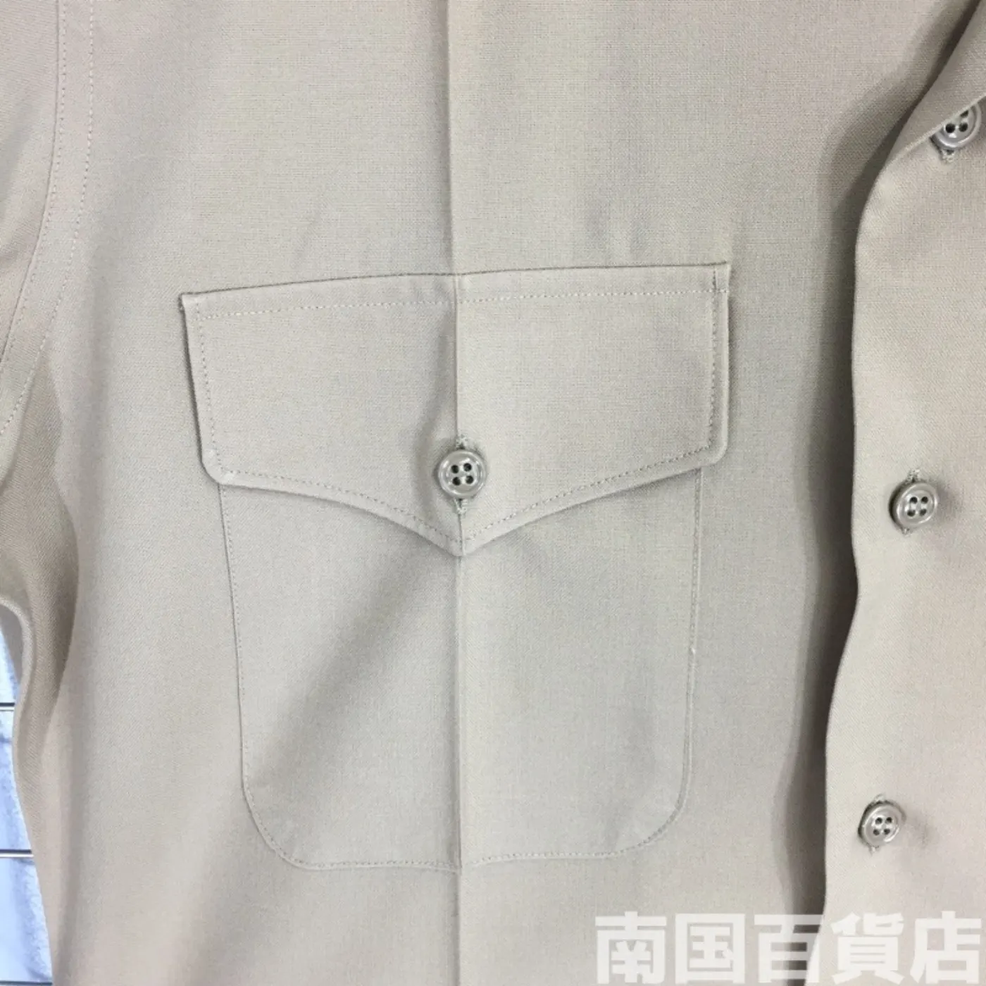 USMC カーキードレスシャツ (半袖)16 中古良品 記録写真7