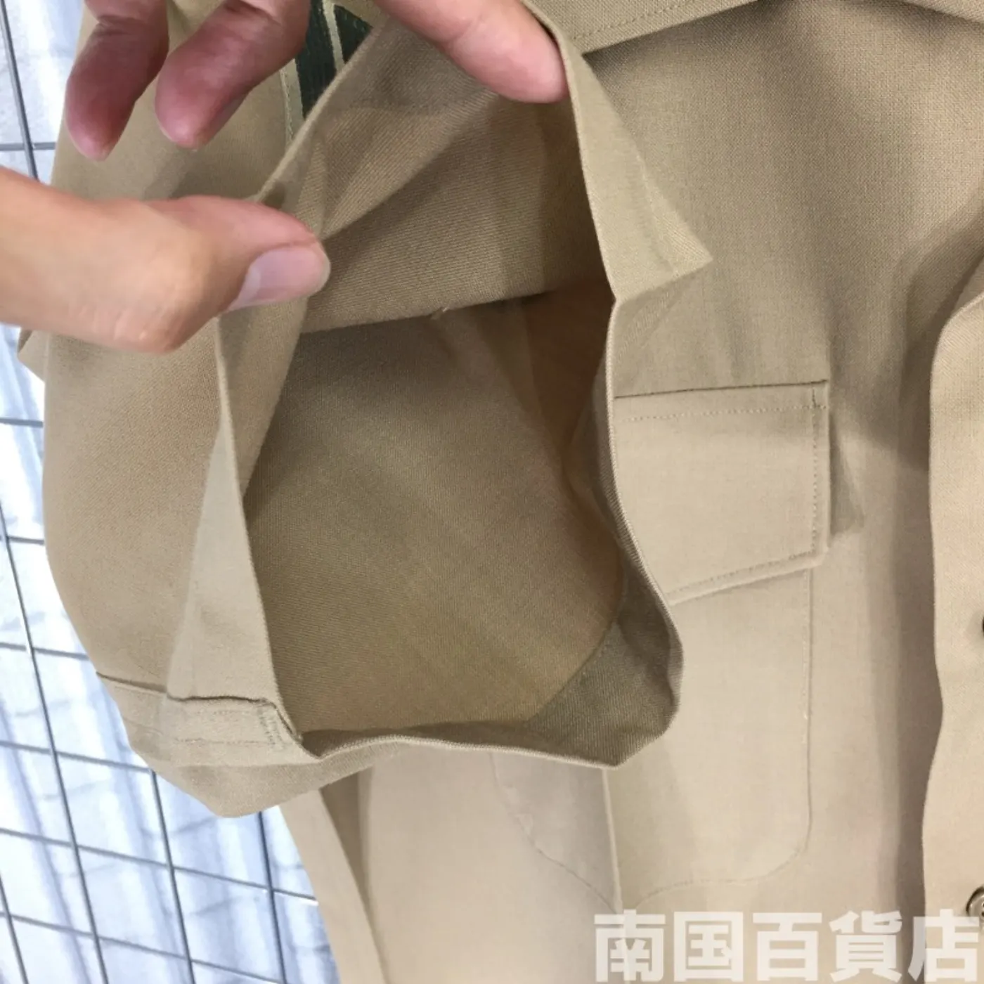 USMC カーキードレスシャツ (半袖)16 中古良品 記録写真10