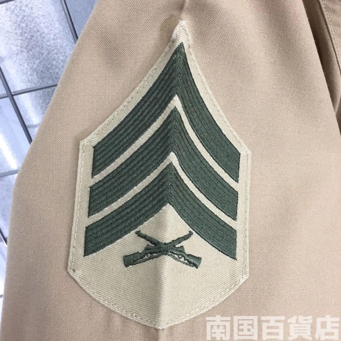 USMC カーキードレスシャツ (半袖)16 中古良品 記録写真9