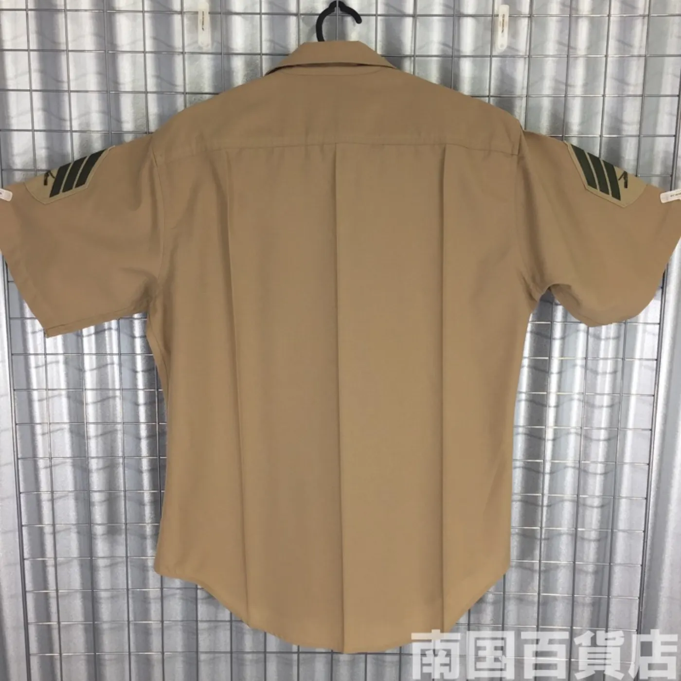 USMC カーキードレスシャツ (半袖)16 中古良品 記録写真2