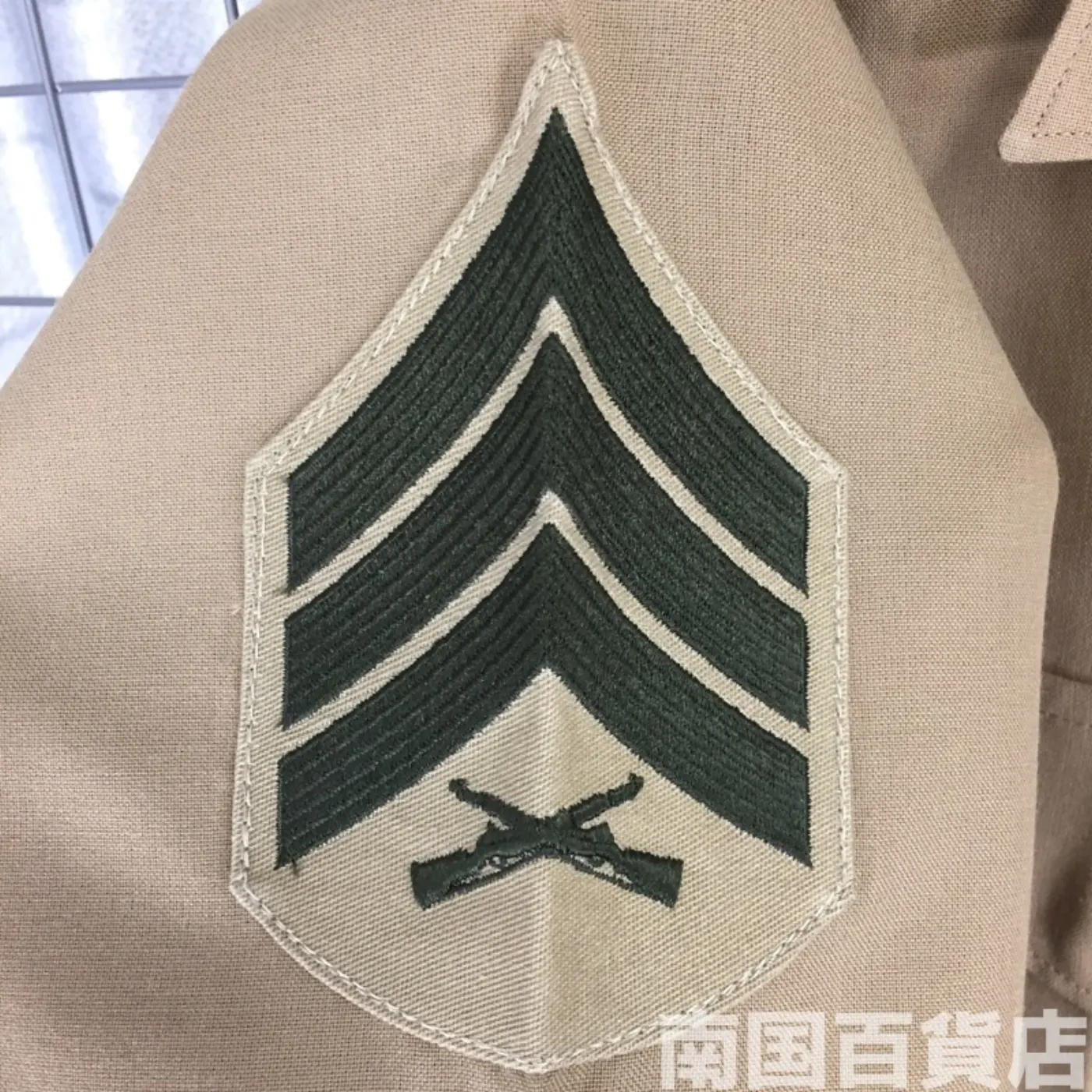 USMC カーキードレスシャツ (半袖) 15 中古良品 記録写真7