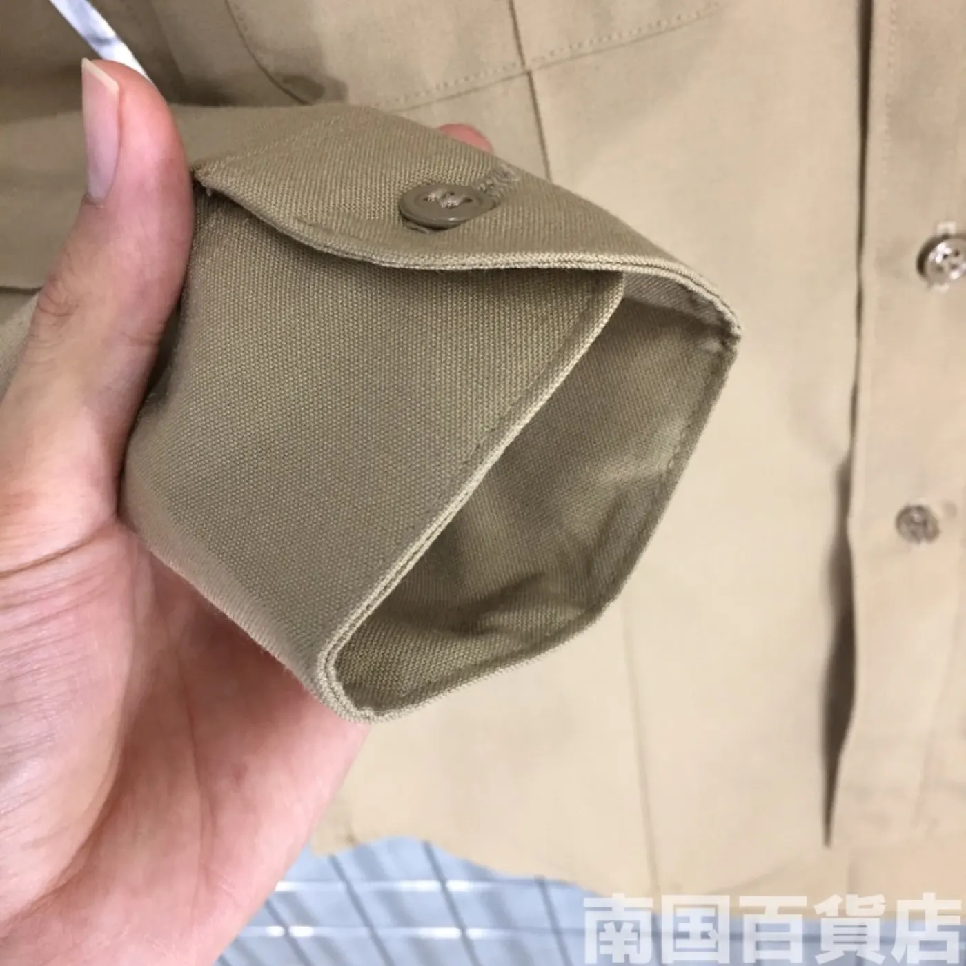 USMC カーキードレスシャツ (長袖) 14-32 中古良品 記録写真9