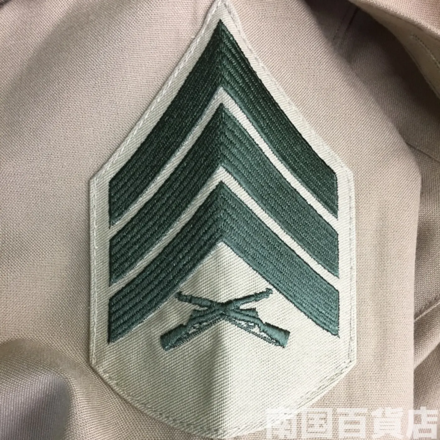 USMC カーキードレスシャツ （長袖） 15 1/2 - 35 中古良品 記録写真7