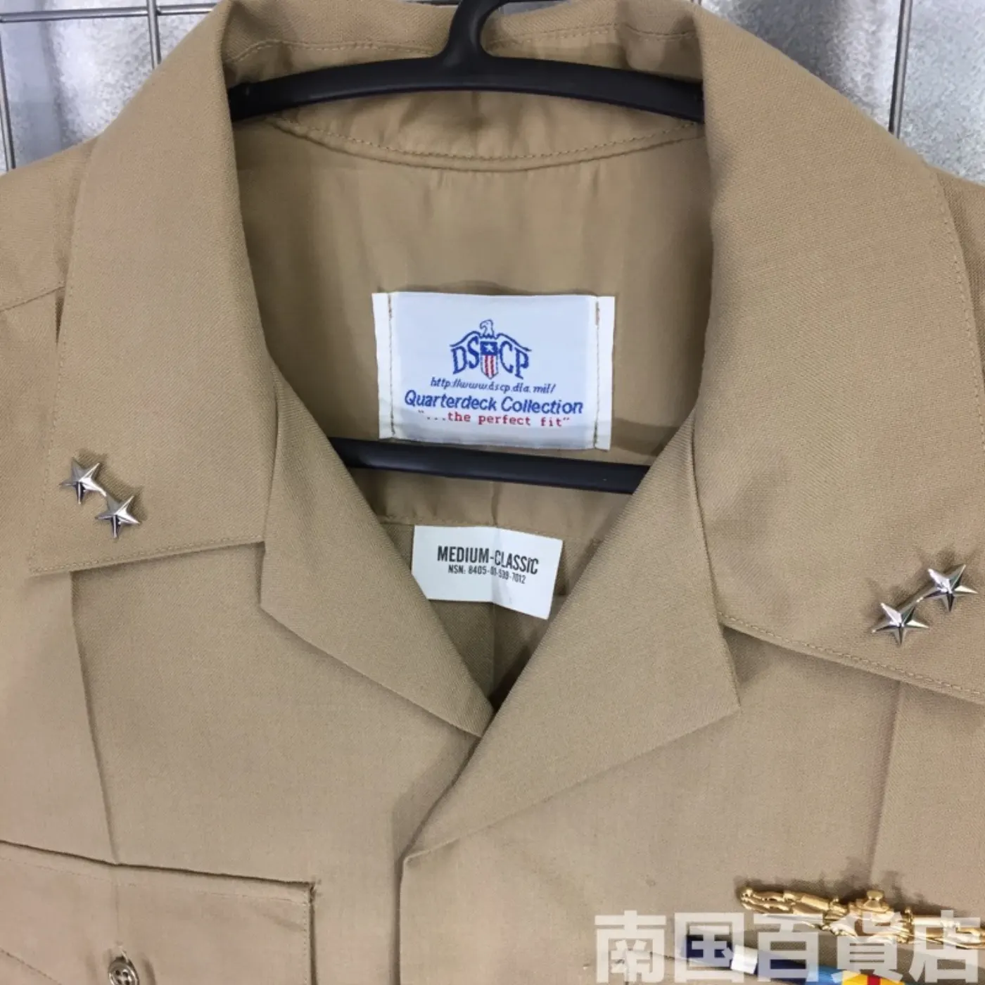 USMC カーキードレスシャツ （半袖） M 中古良品 記録写真3
