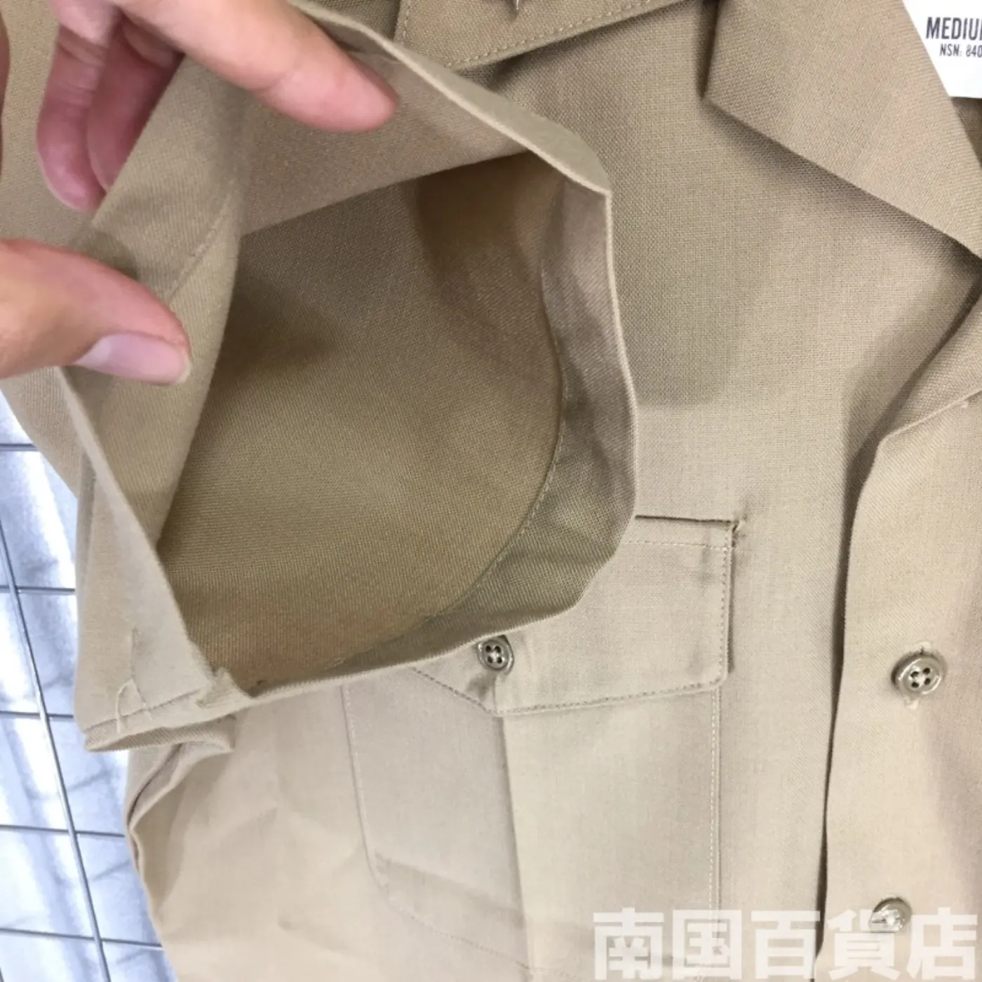 USMC カーキードレスシャツ （半袖） M 中古良品 記録写真11