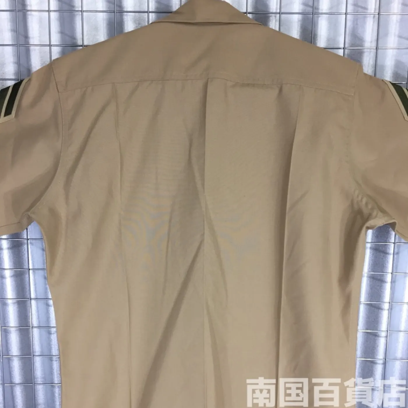 USMC カーキードレスシャツ （半袖） M 中古良品 記録写真2