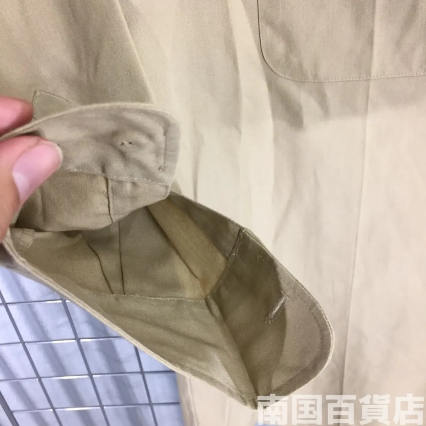 USMC カーキードレスシャツ （半袖） 15 1/2-32 中古良品 記録写真11