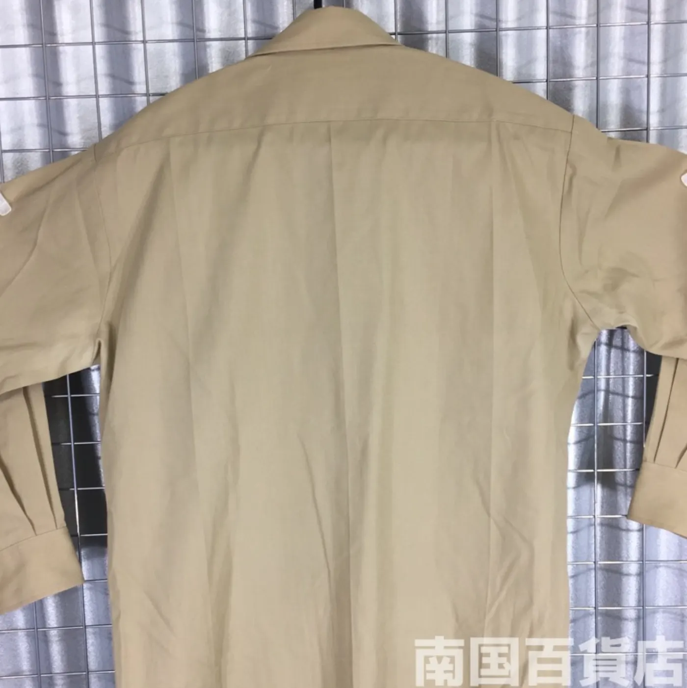 USMC カーキードレスシャツ （半袖） 15 1/2-32 中古良品 記録写真2