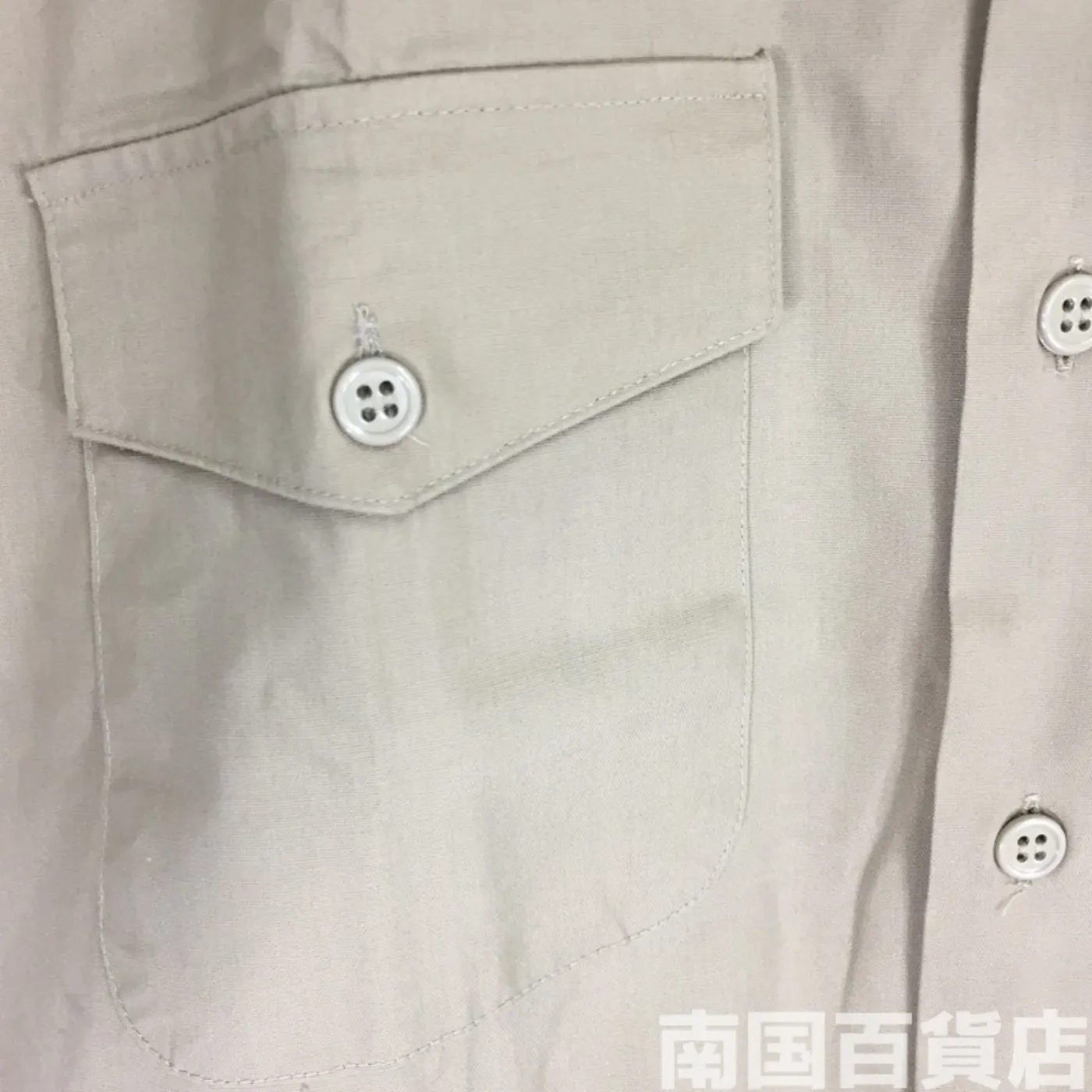 USMC カーキードレスシャツ （半袖） M 中古良品 記録写真8