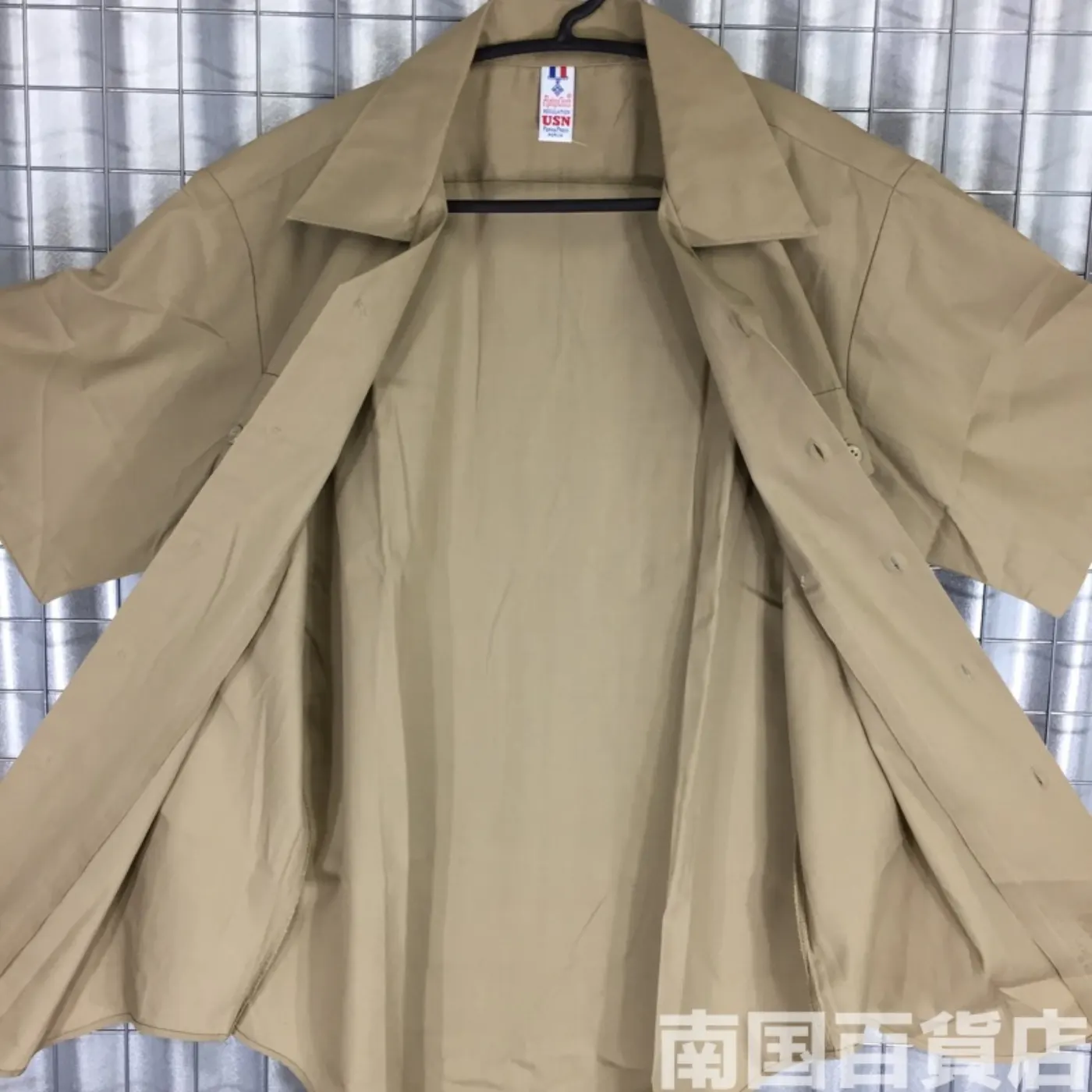 USMC カーキードレスシャツ （半袖） M 中古良品 記録写真7
