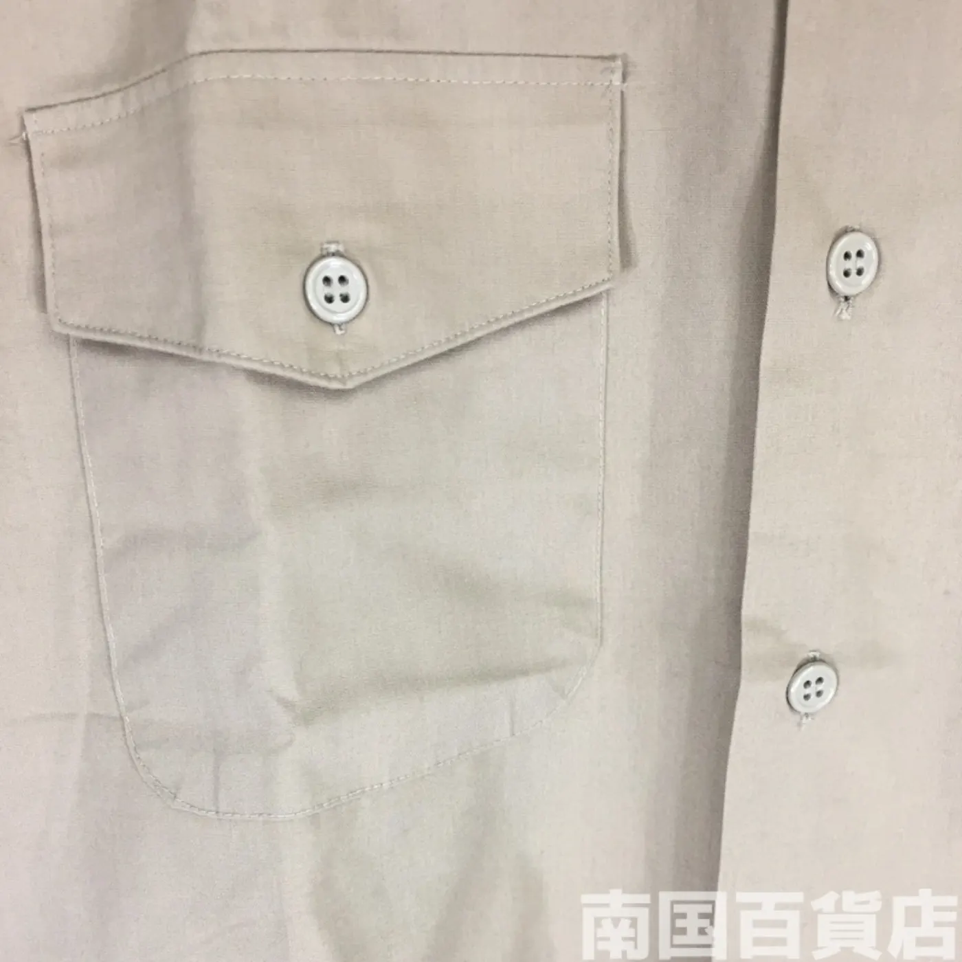 USMC カーキードレスシャツ （半袖） M 中古良品 記録写真7