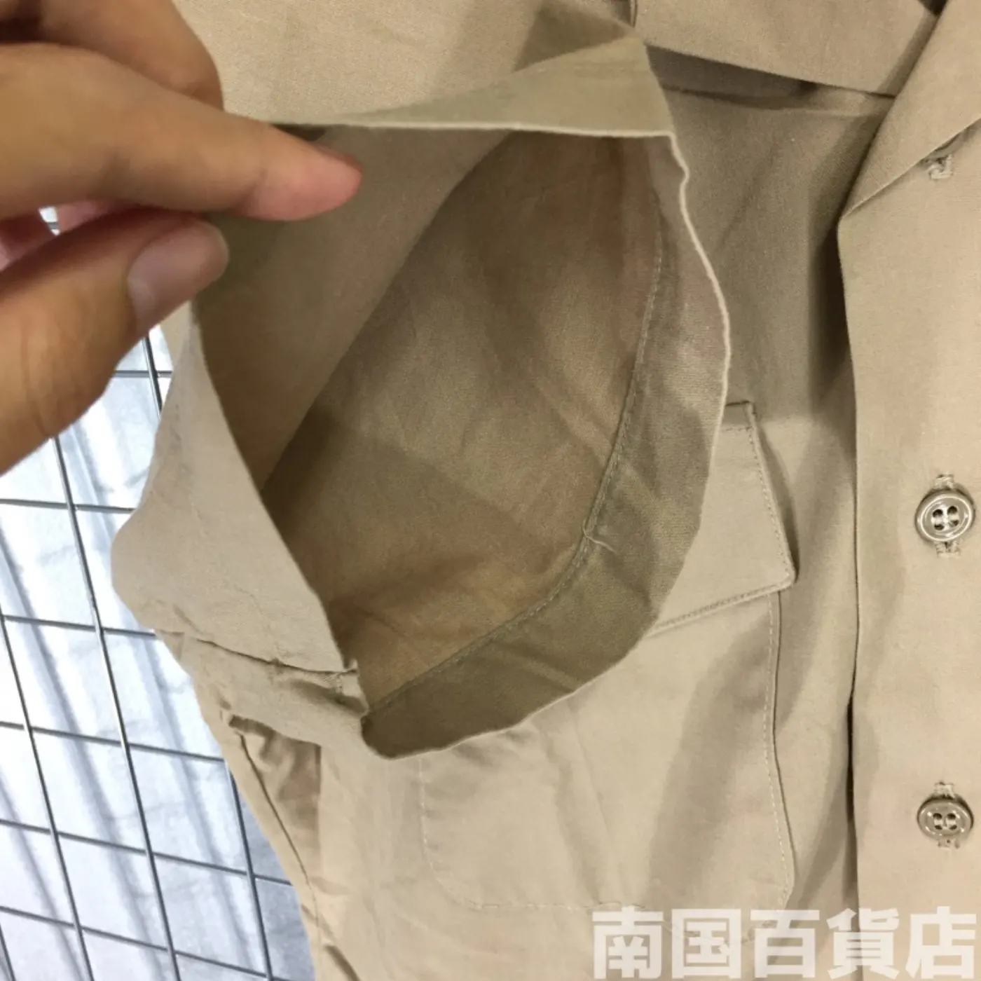 USMC カーキードレスシャツ (半袖) M 中古良品 記録写真8