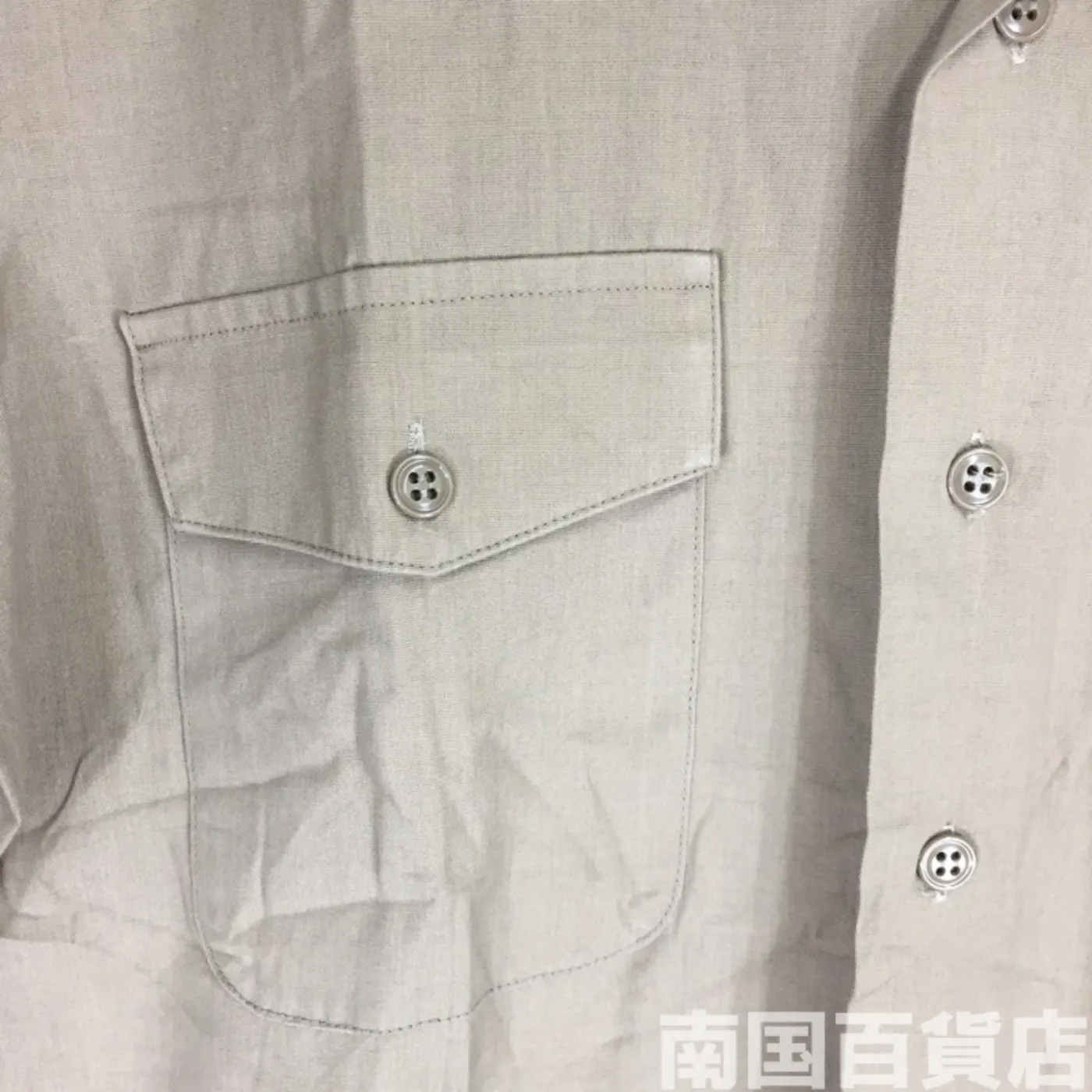 USMC カーキードレスシャツ （半袖） M 中古良品 記録写真7