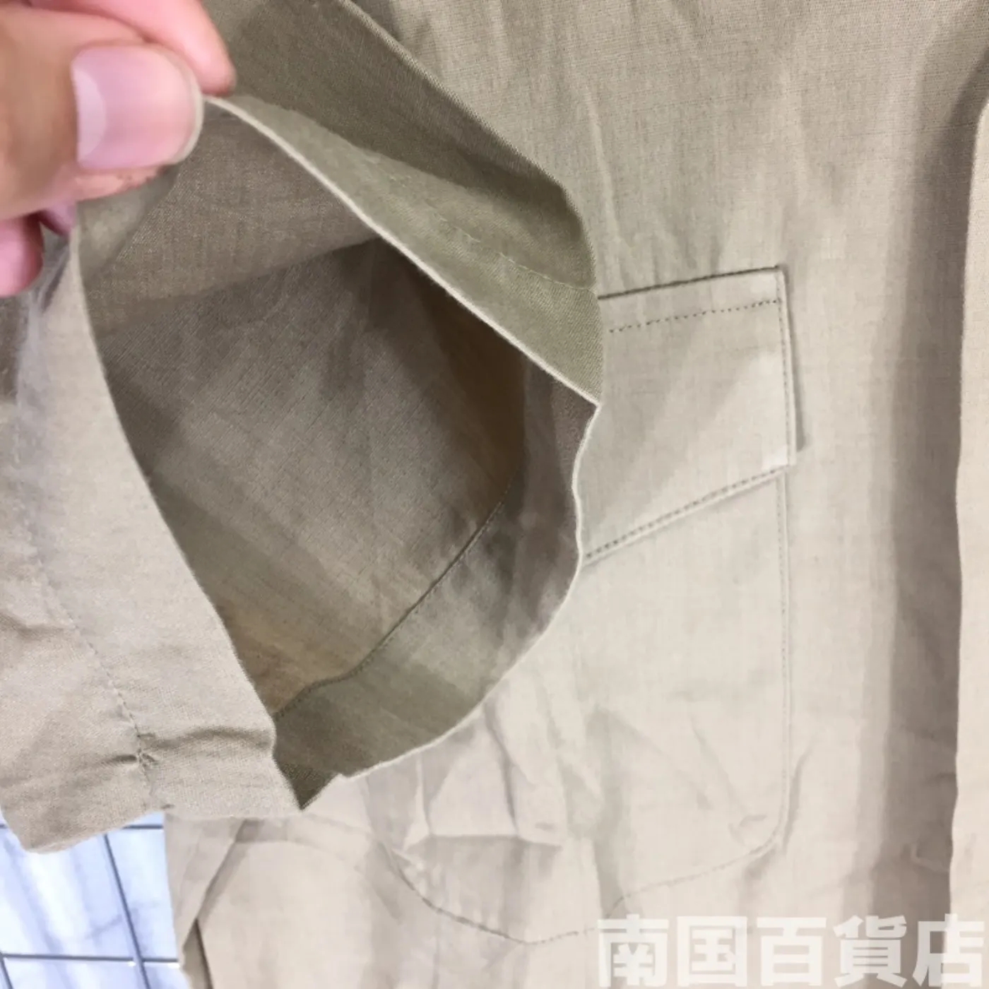 USMC カーキードレスシャツ （半袖） M 中古良品 記録写真8