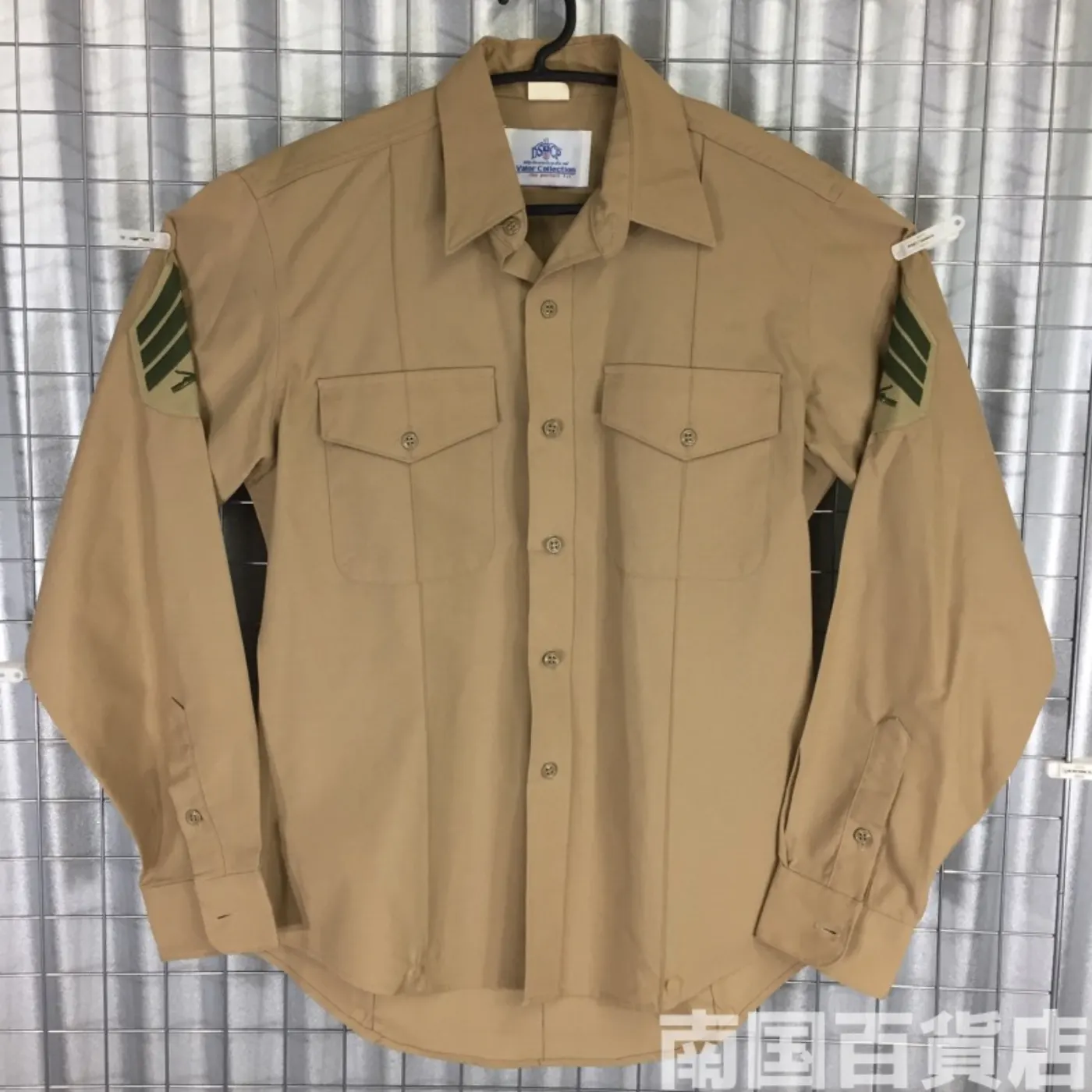 USMC カーキードレスシャツ （長袖） 16-36 中古良品 記録写真1