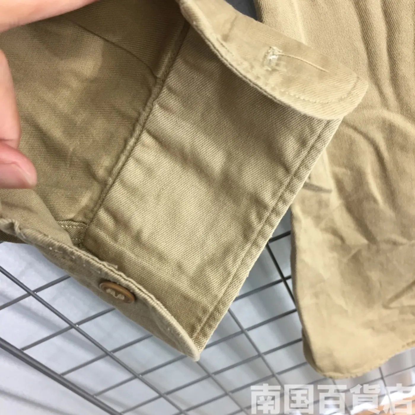 USMC カーキードレスシャツ （長袖） 15 1/2 - 34 中古良品 記録写真9
