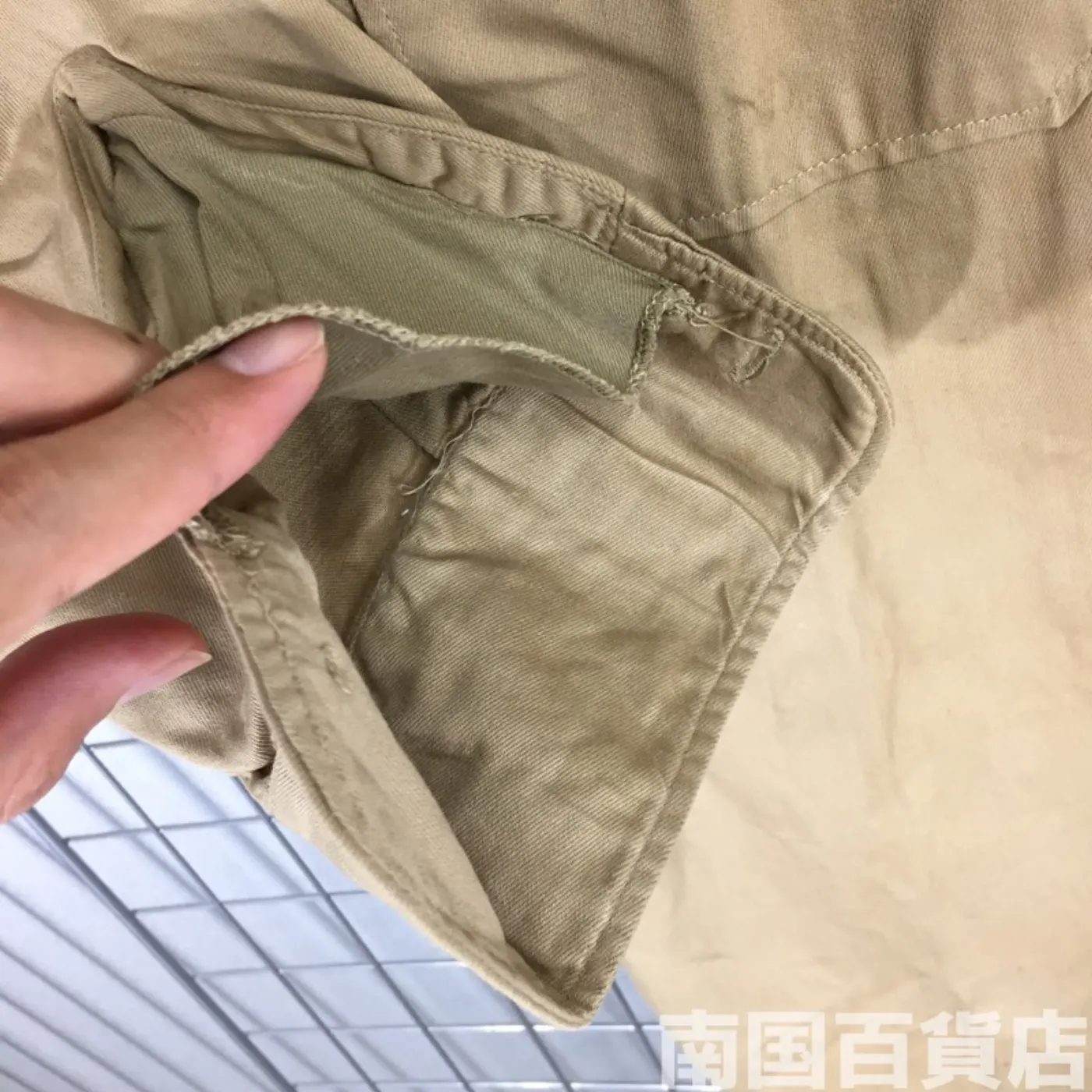 USMC カーキードレスシャツ （長袖） 14 1/2-33 中古良品 記録写真9