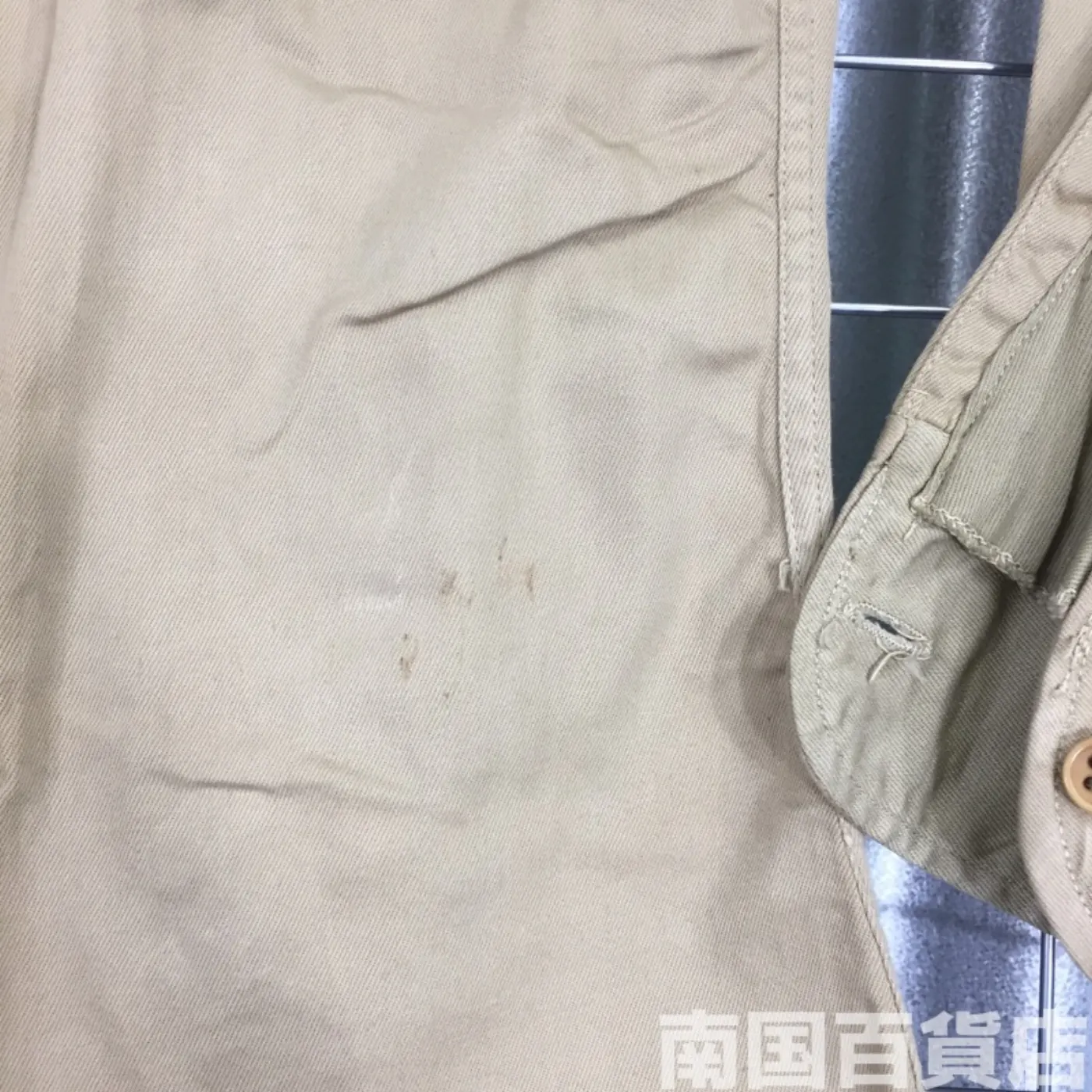 USMC カーキードレスシャツ （長袖） 14 1/2-33 中古良品 記録写真7