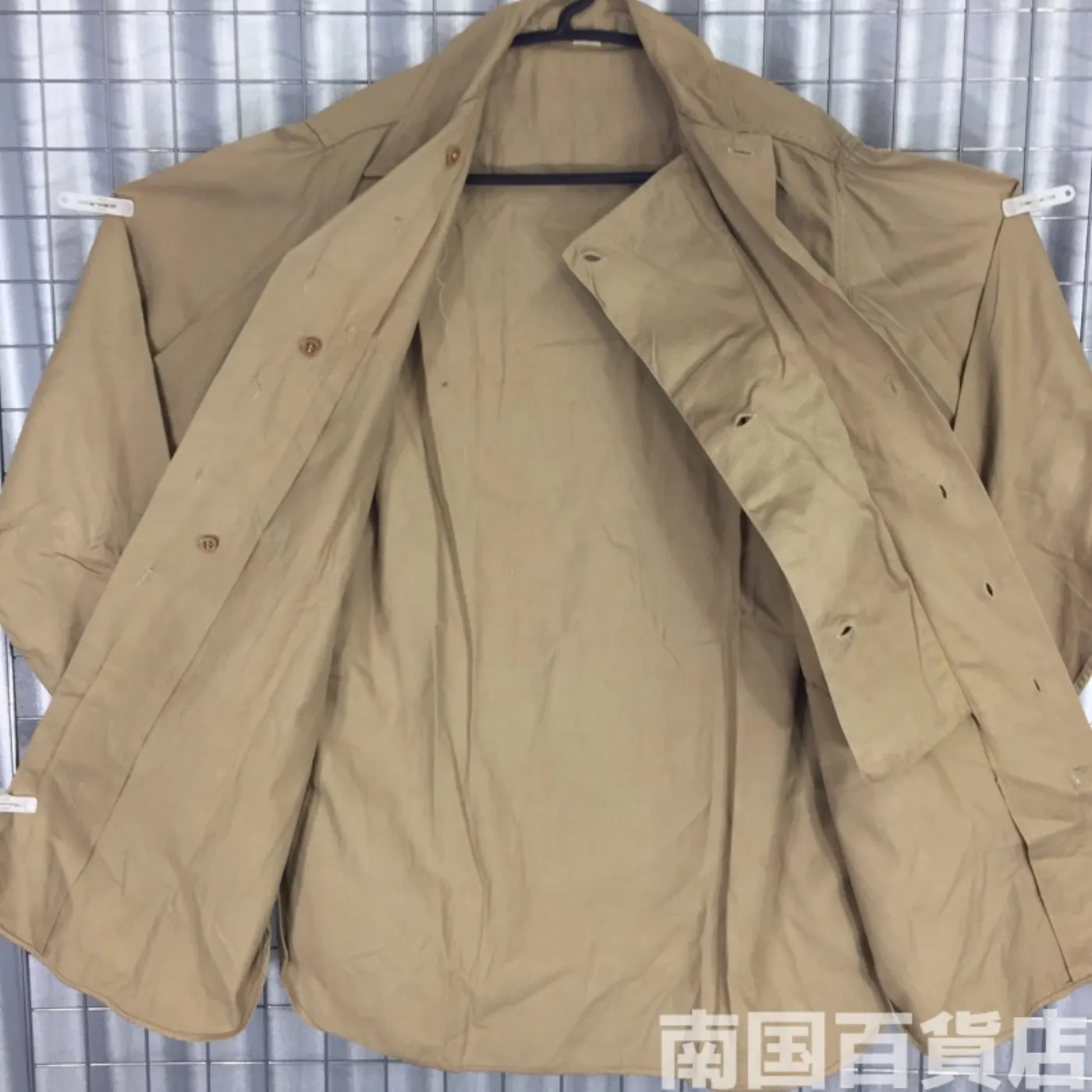 USMC カーキードレスシャツ （長袖） 14 1/2-33 中古良品 記録写真5