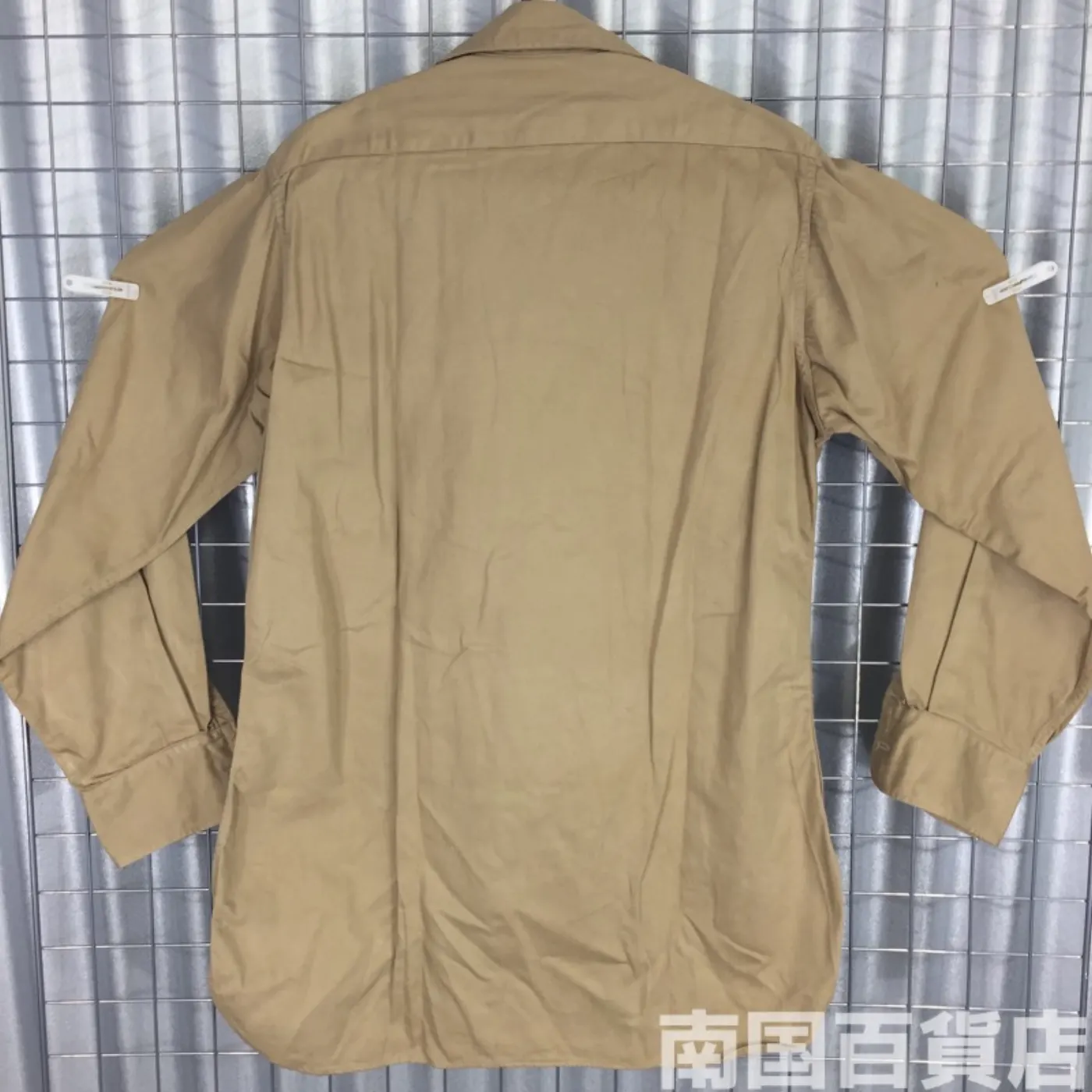 USMC カーキードレスシャツ （長袖） 14 1/2-33 中古良品 記録写真2