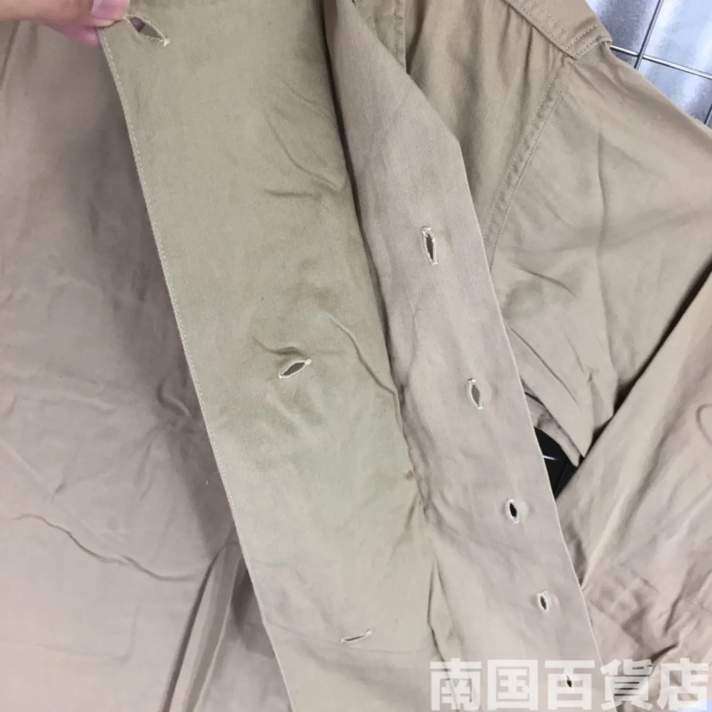 USMC カーキードレスシャツ (長袖) 15-33 中古良品 記録写真7