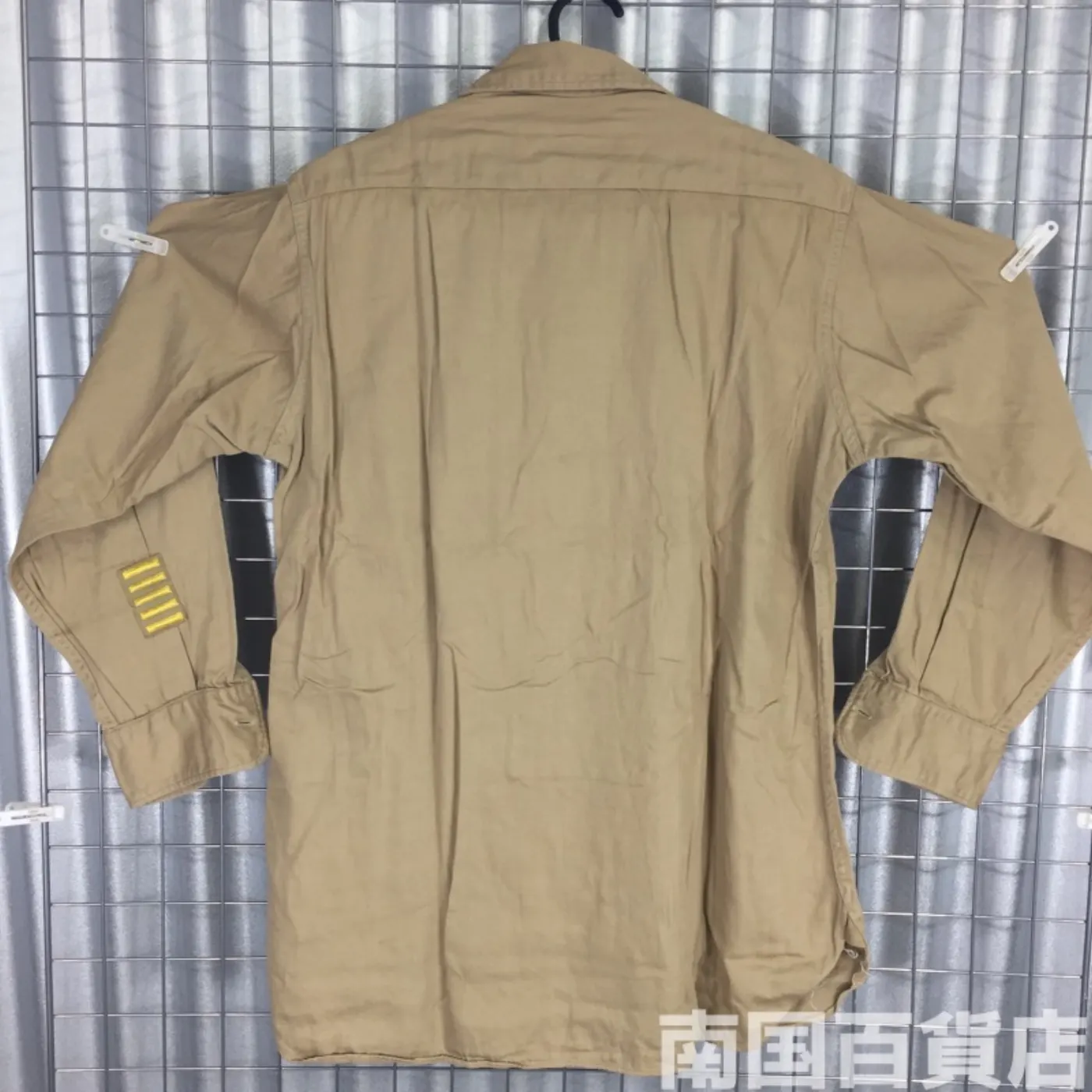 USMC カーキードレスシャツ (長袖) 15-33 中古良品 記録写真2